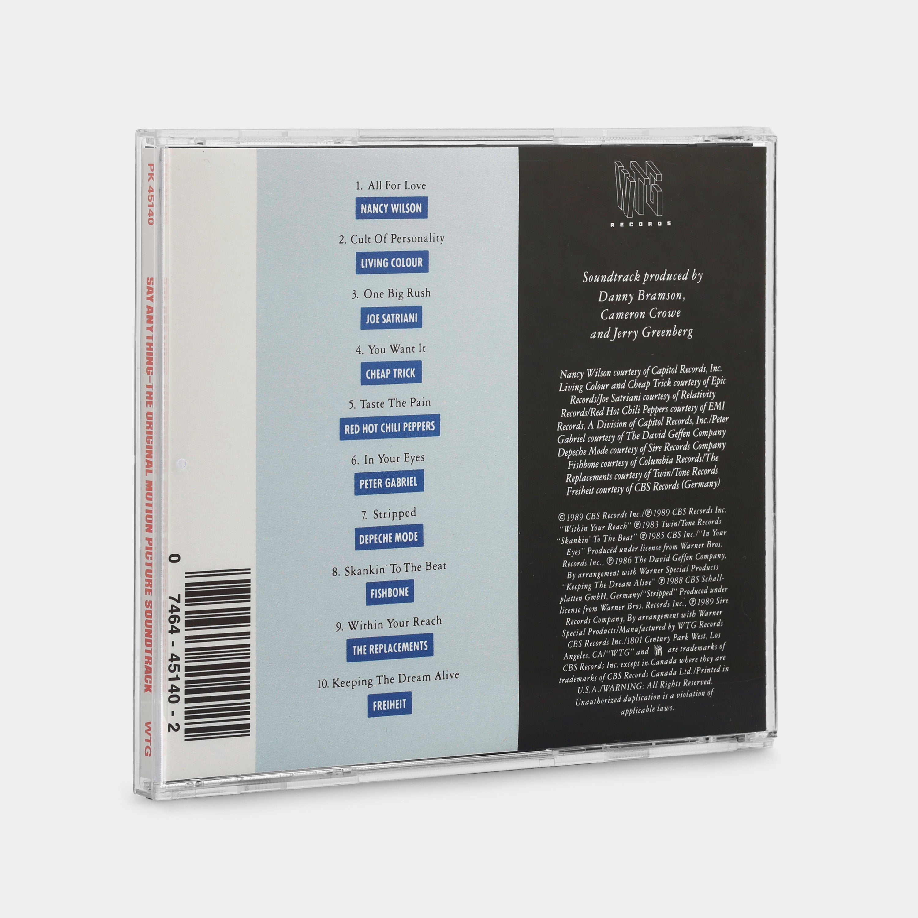 Say Anything... (The Original Motion Picture Soundtrack) CD