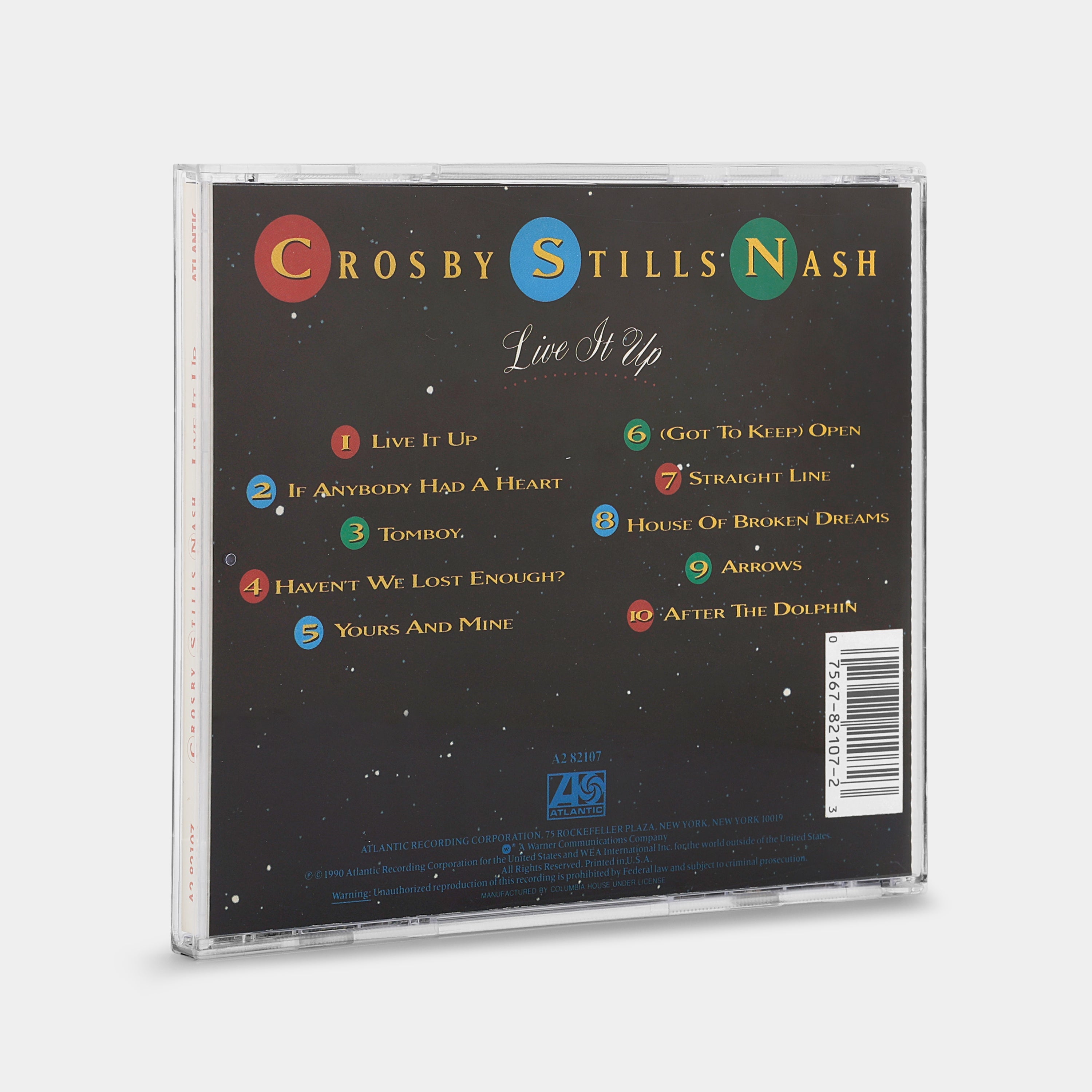 Crosby, Stills & Nash - Live It Up CD