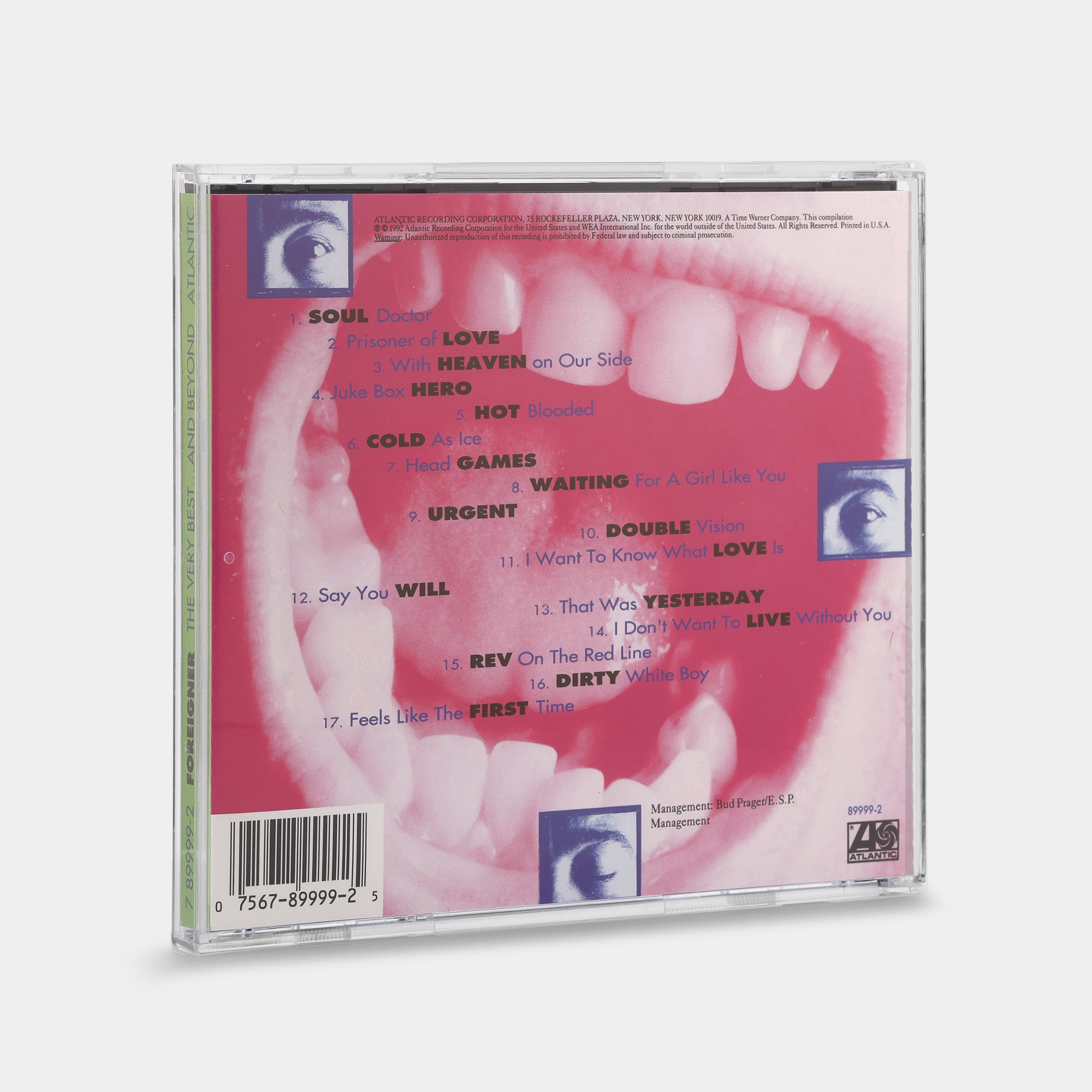 Foreigner - The Very Best...And Beyond CD