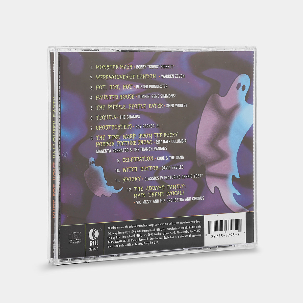 Spooktacular Party Songs CD