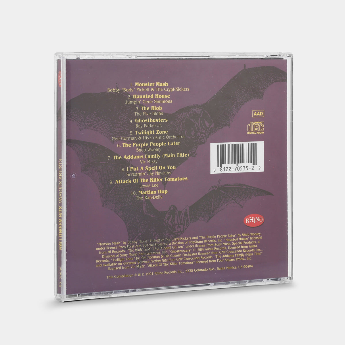 Halloween Hits CD