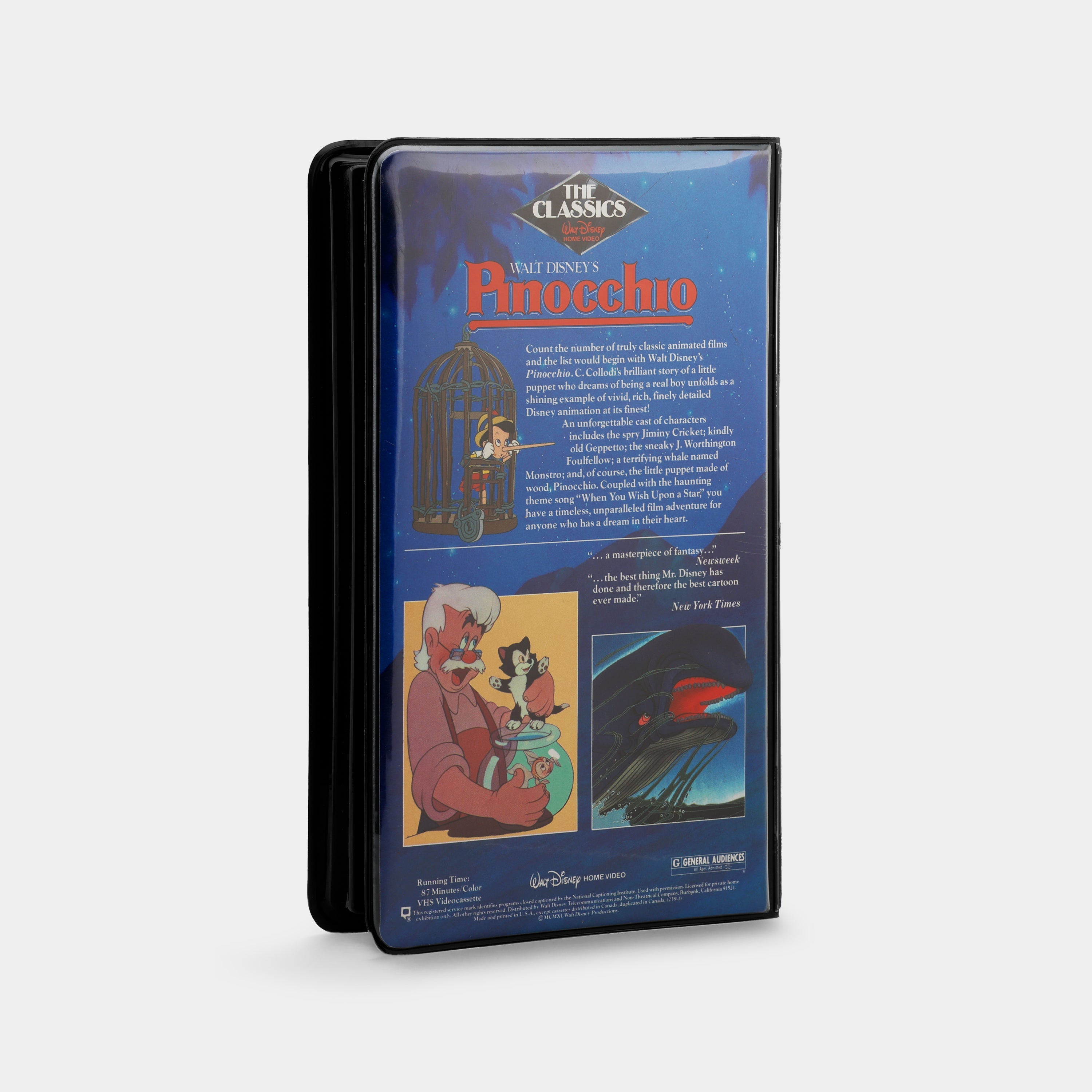 Pinocchio VHS Tape
