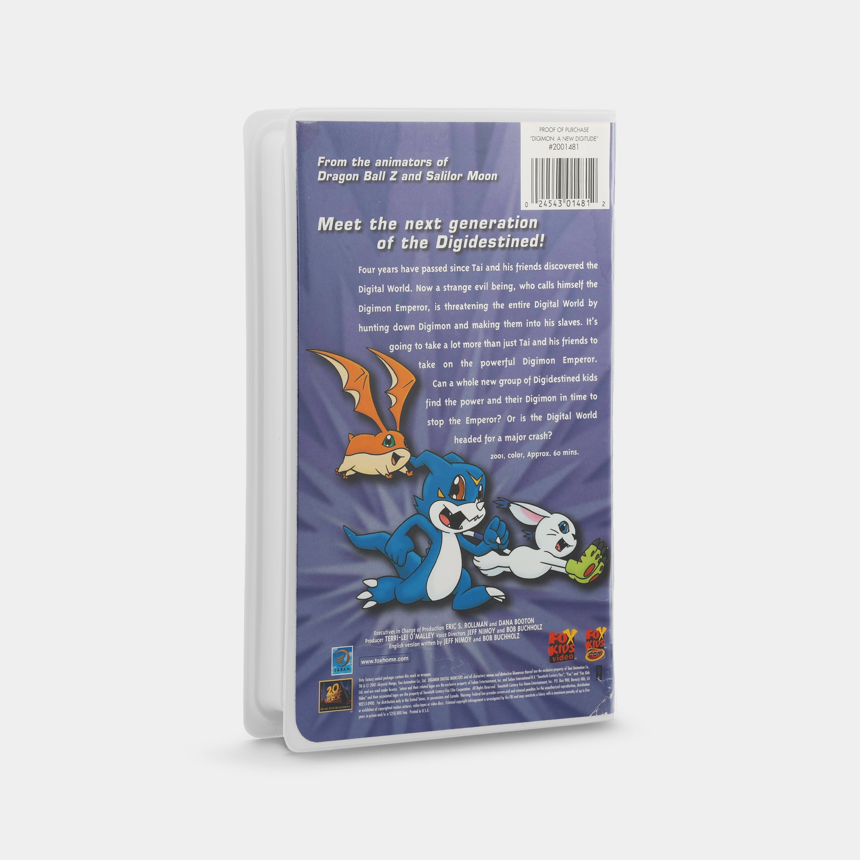 Digimon: A New Digitude VHS Tape