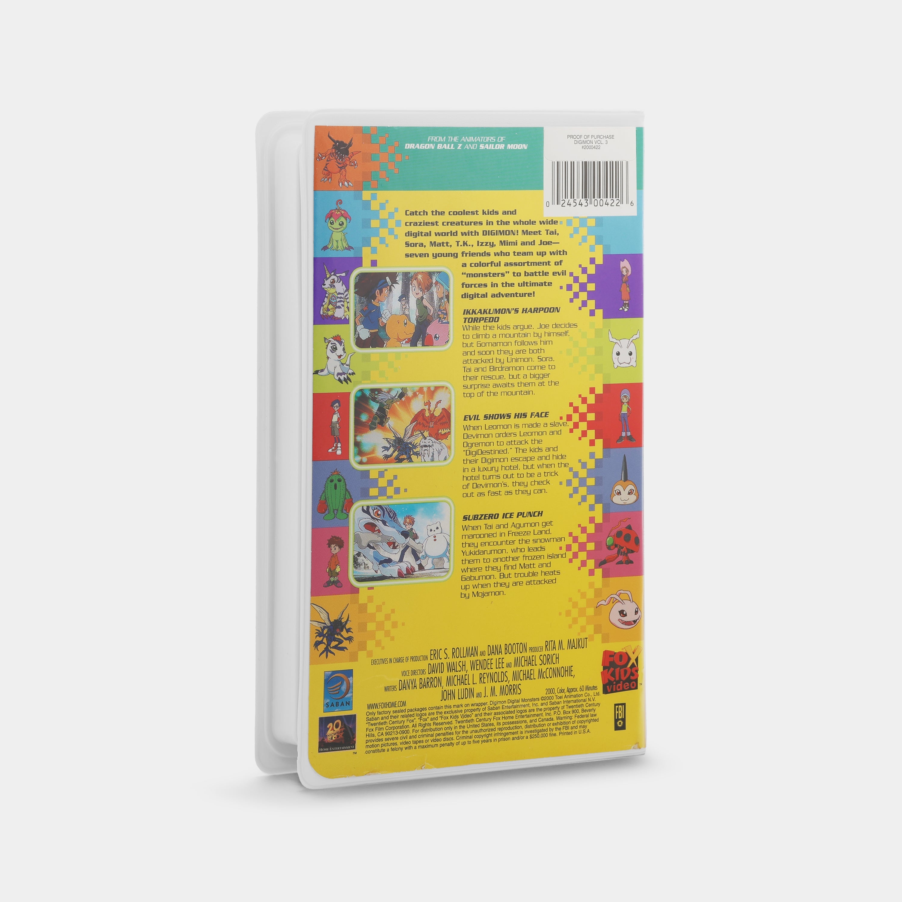 Digimon: Beware the Black Gears VHS Tape