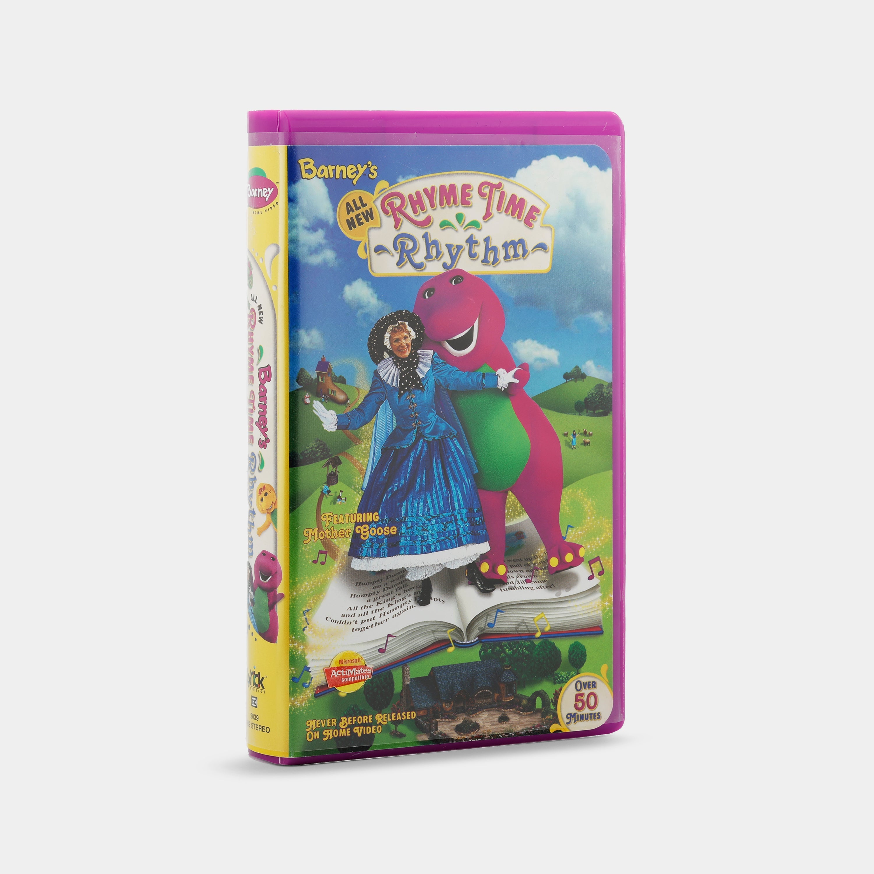 Barney’s Rhyme Time Rhythm VHS Tape