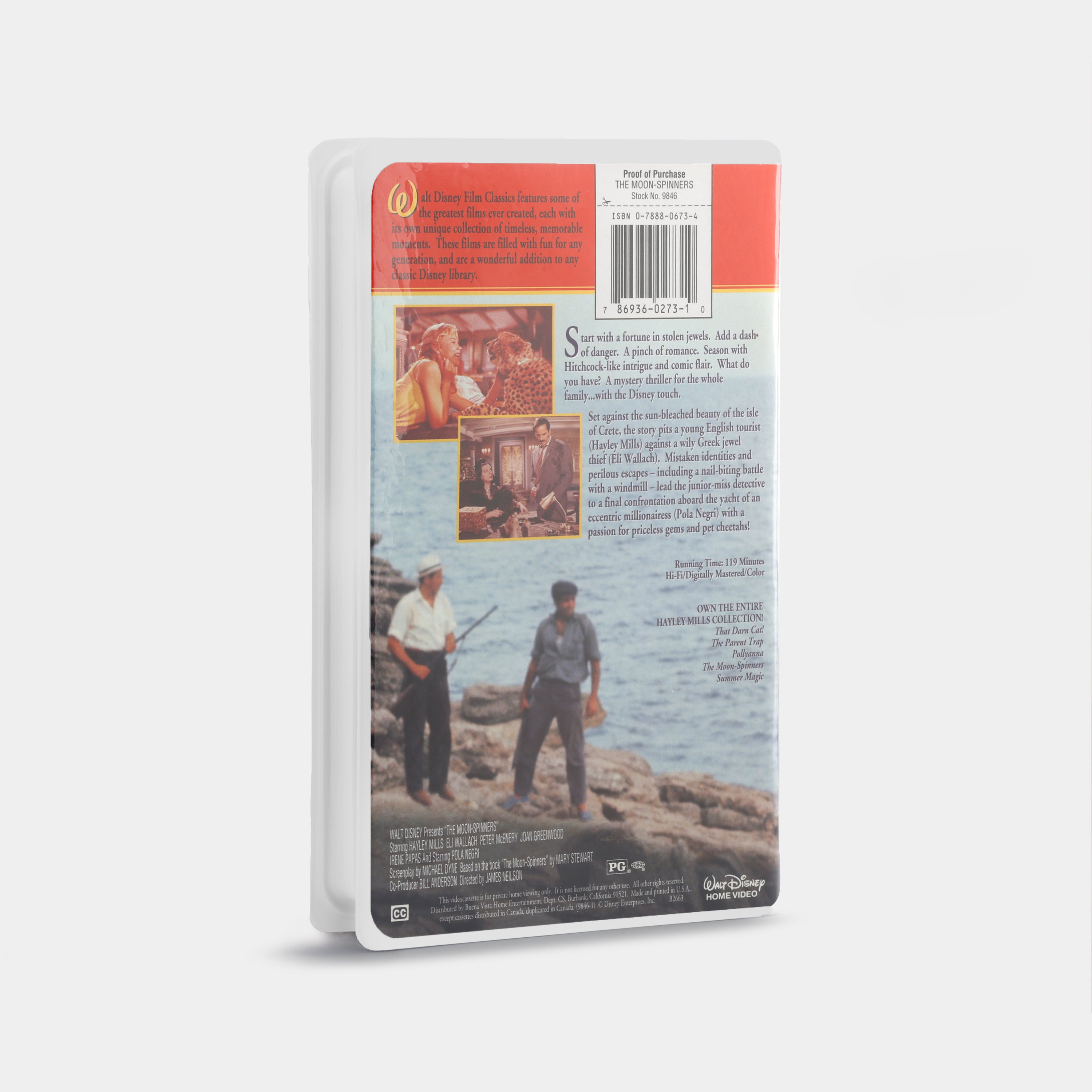 The Moon-Spinners VHS Tape