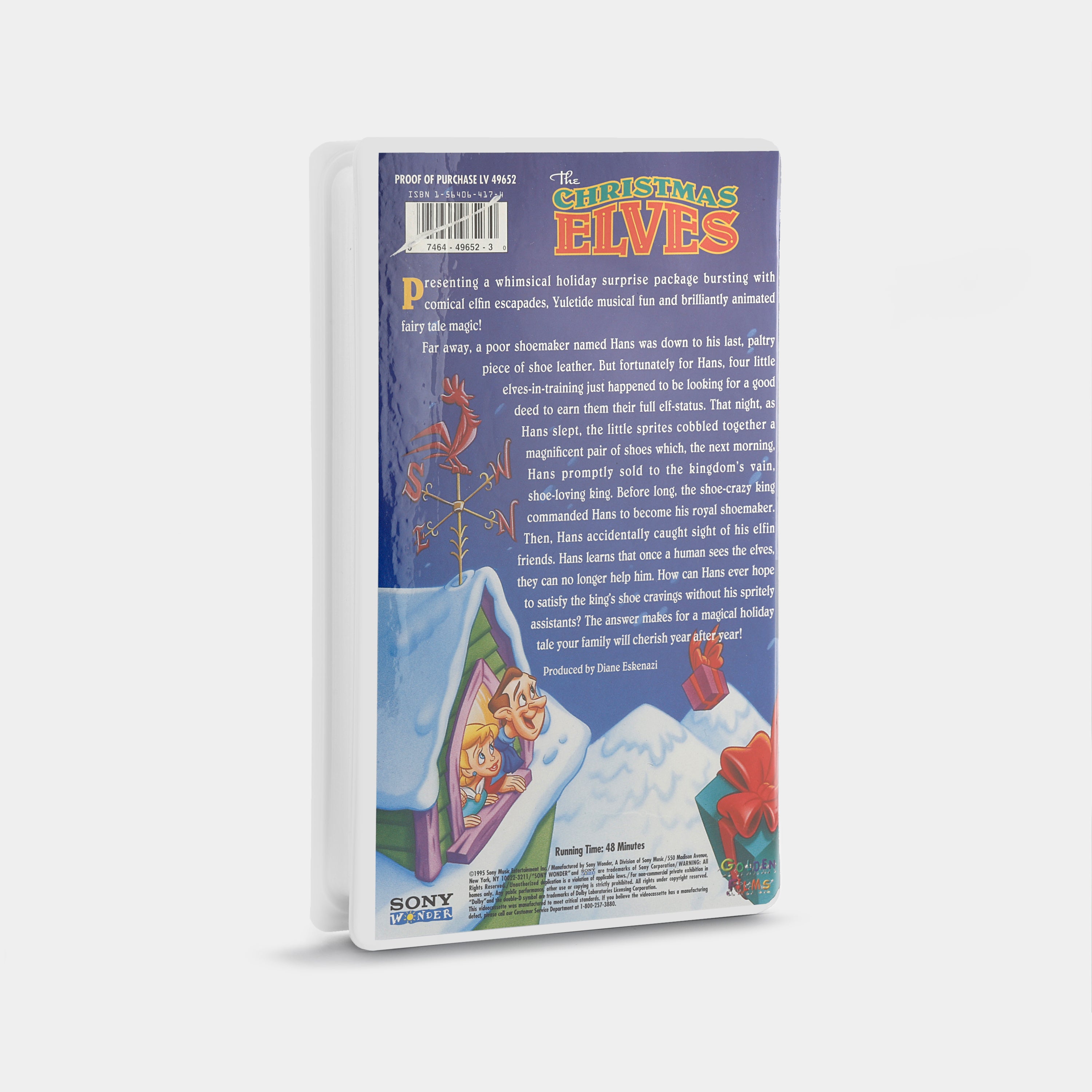 The Christmas Elves VHS Tape