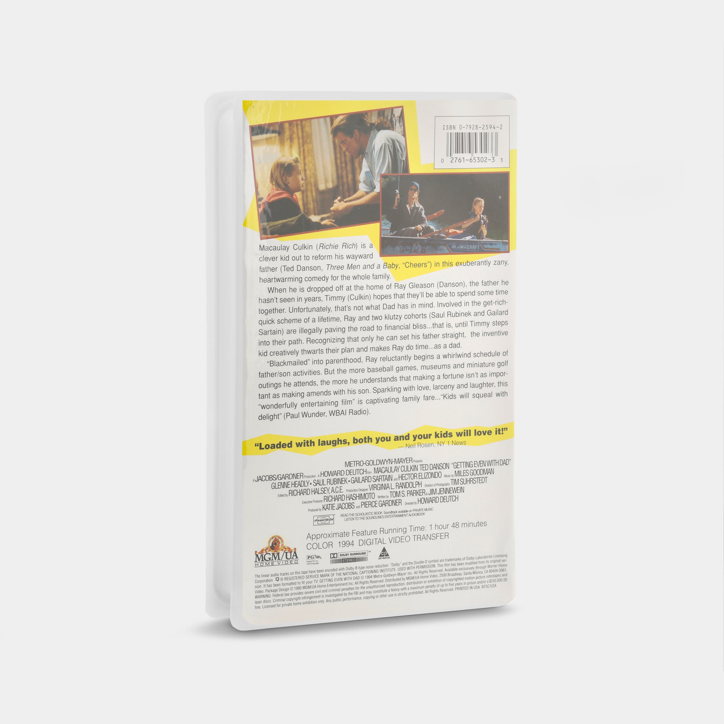 Getting Even with Dad VHS Tape