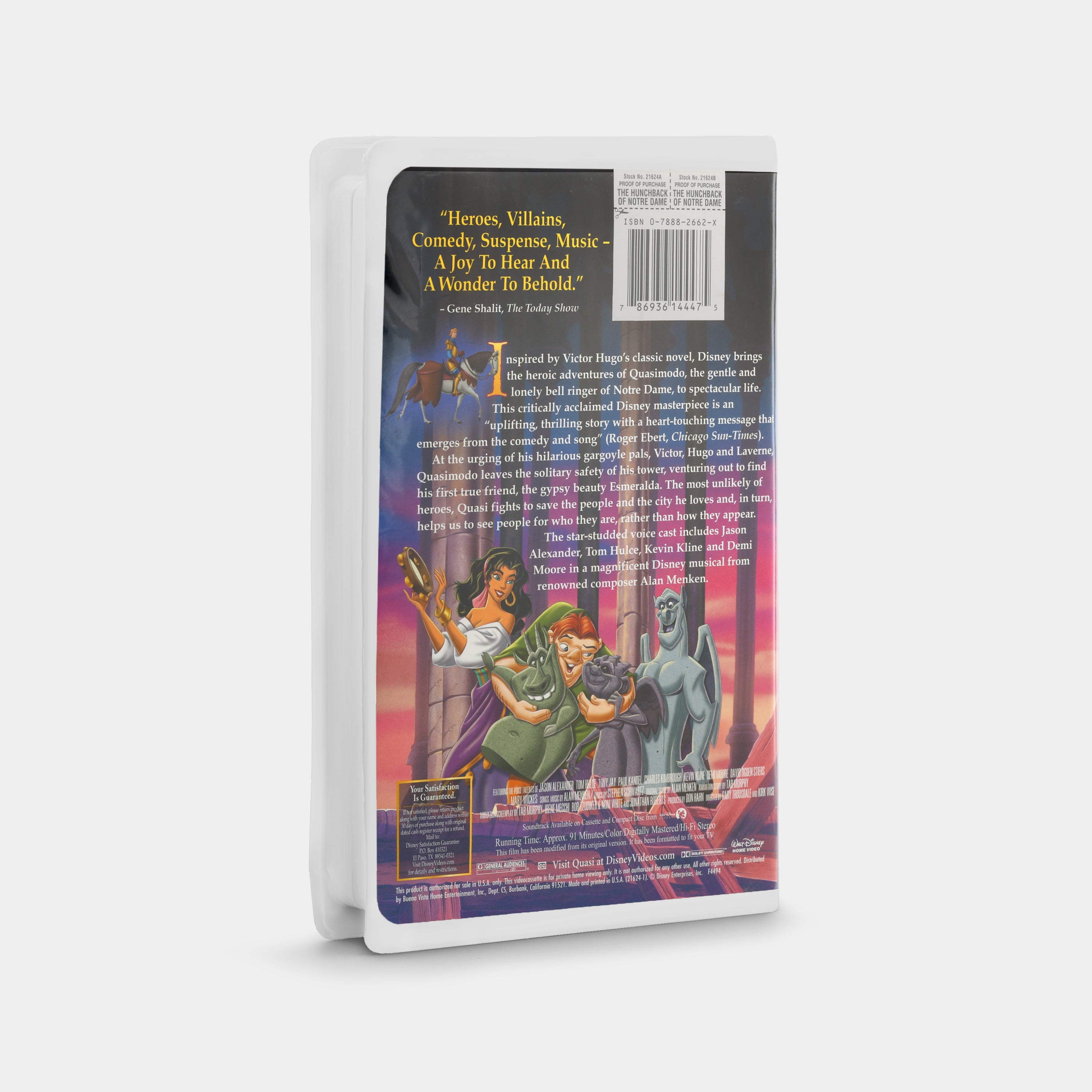 The Hunchback of Notre Dame VHS Tape