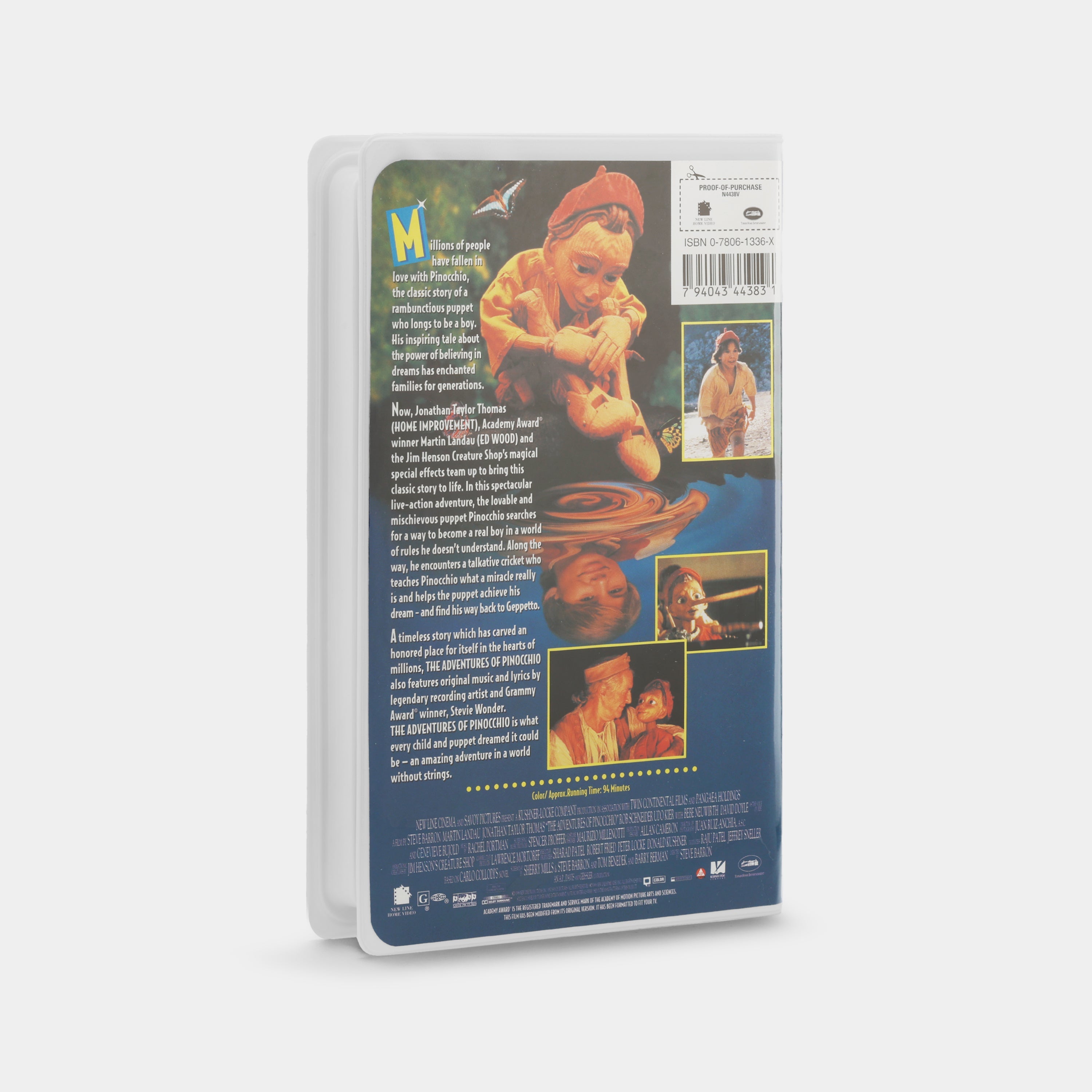 The Adventures of Pinocchio VHS Tape – Retrospekt