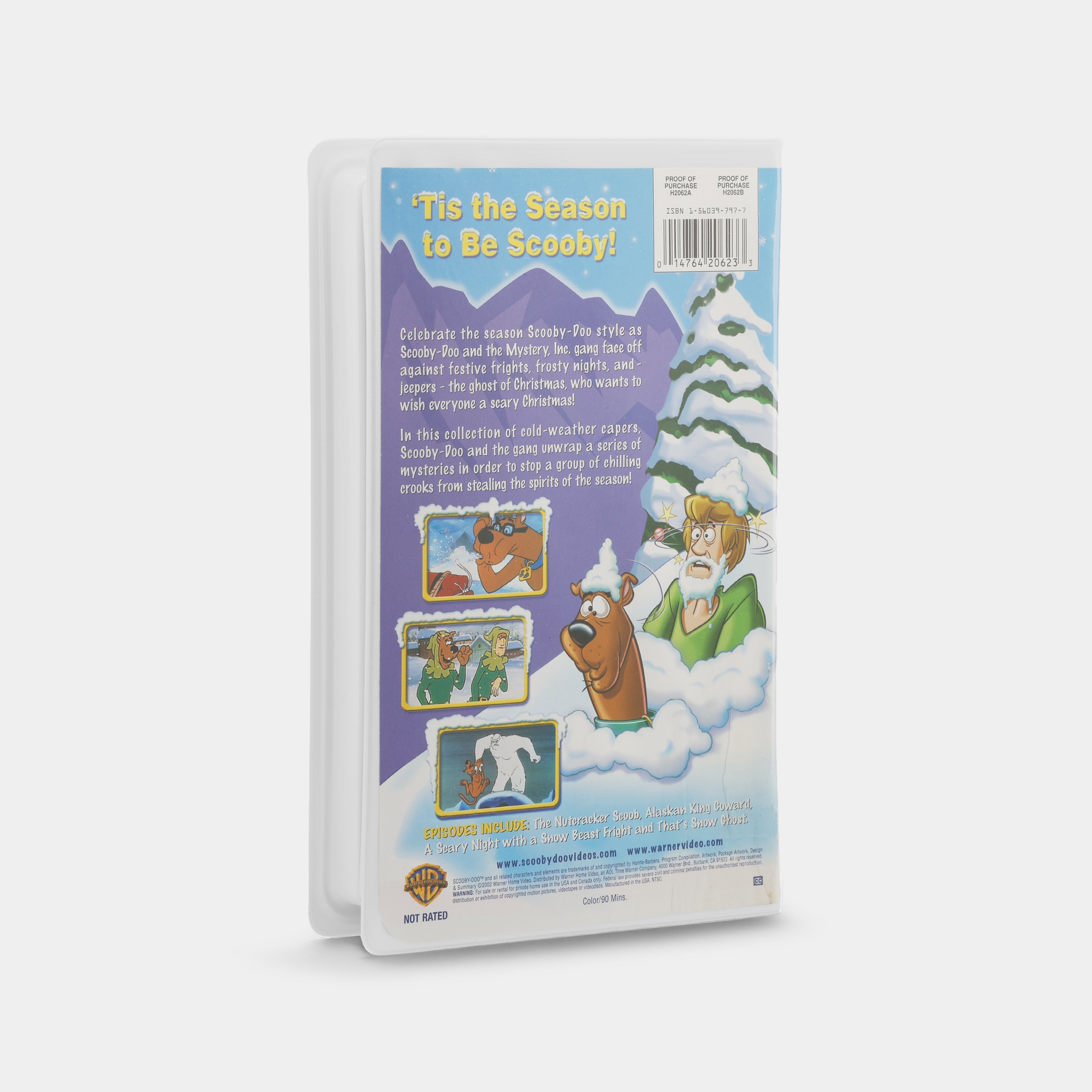 Scooby-Doo! Winter WonderDog VHS Tape