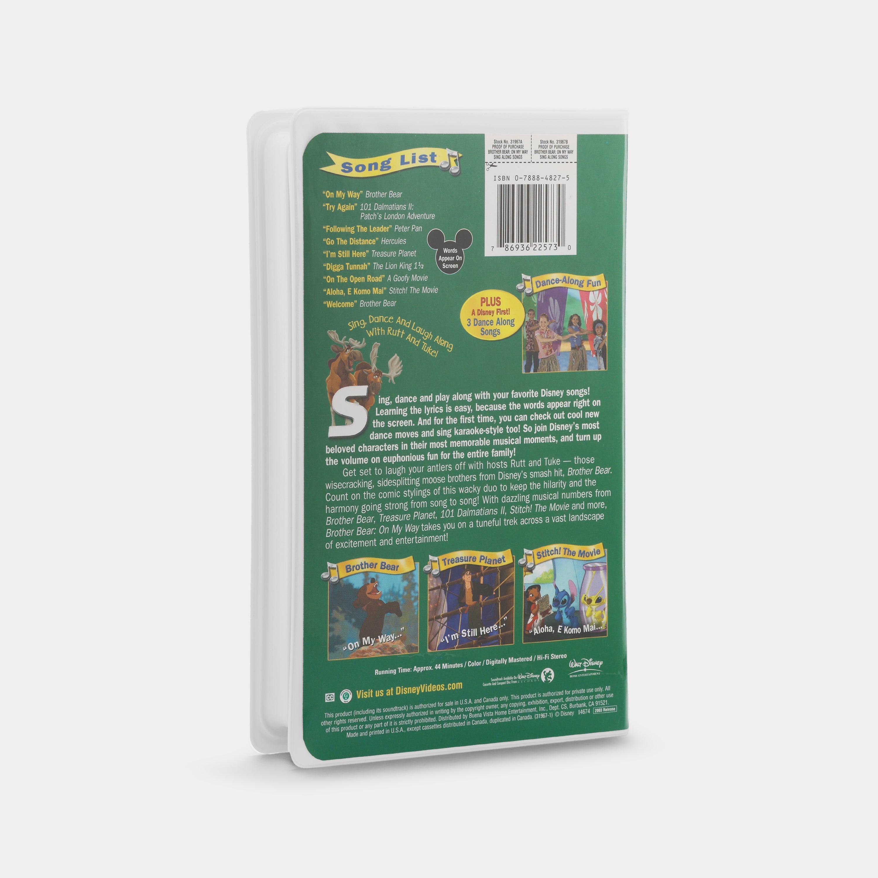 Disney Sing-Along Songs: Brother Bear VHS Tape