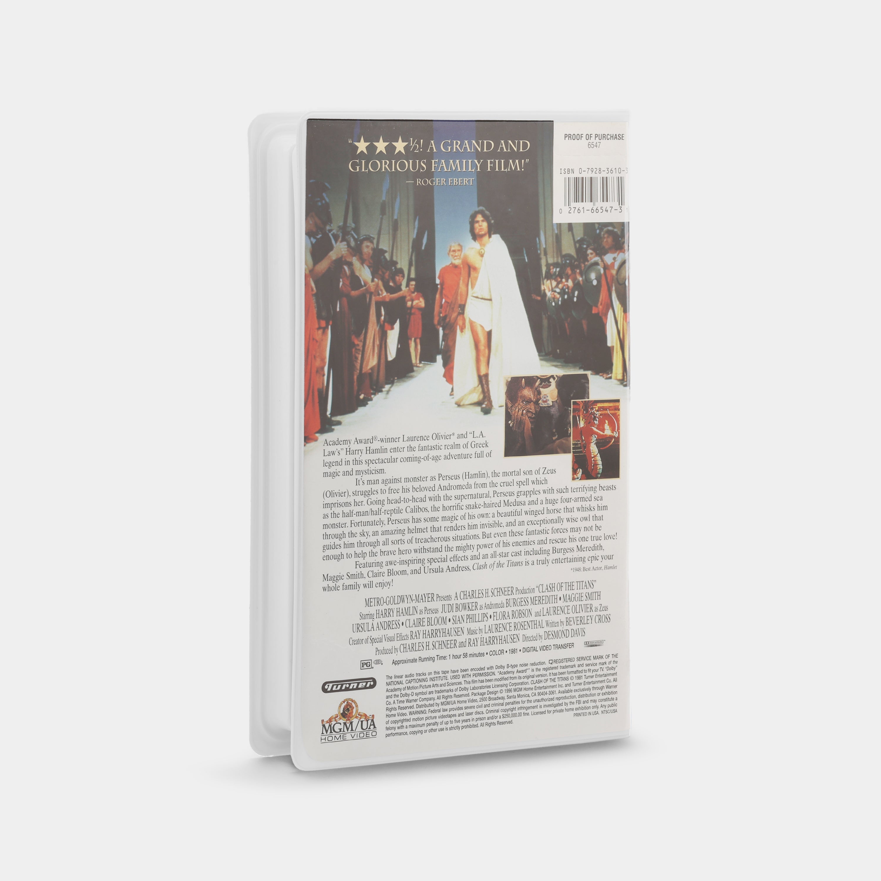 Clash of the Titans VHS Tape