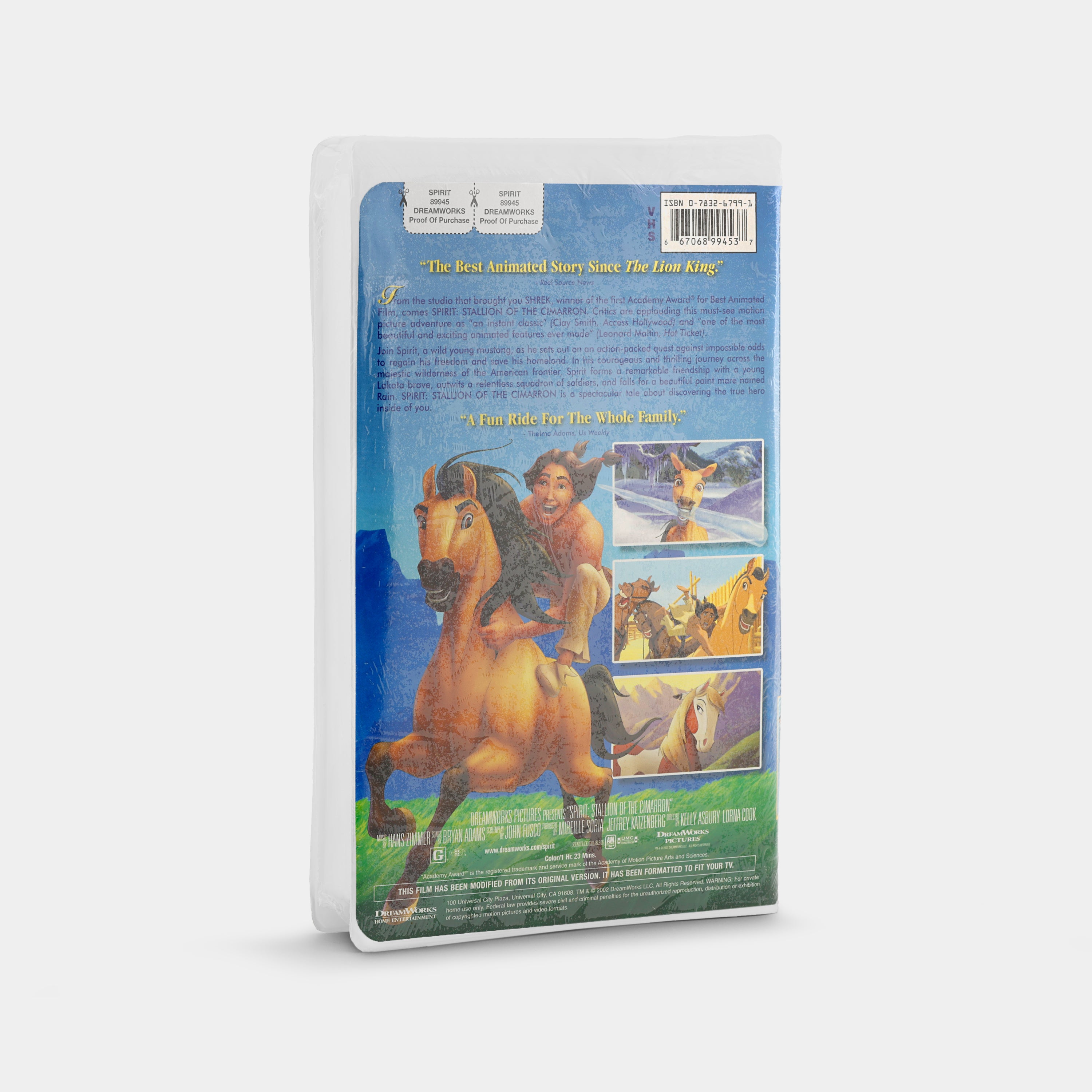 Spirit: Stallion of the Cimarron (Sealed) VHS Tape