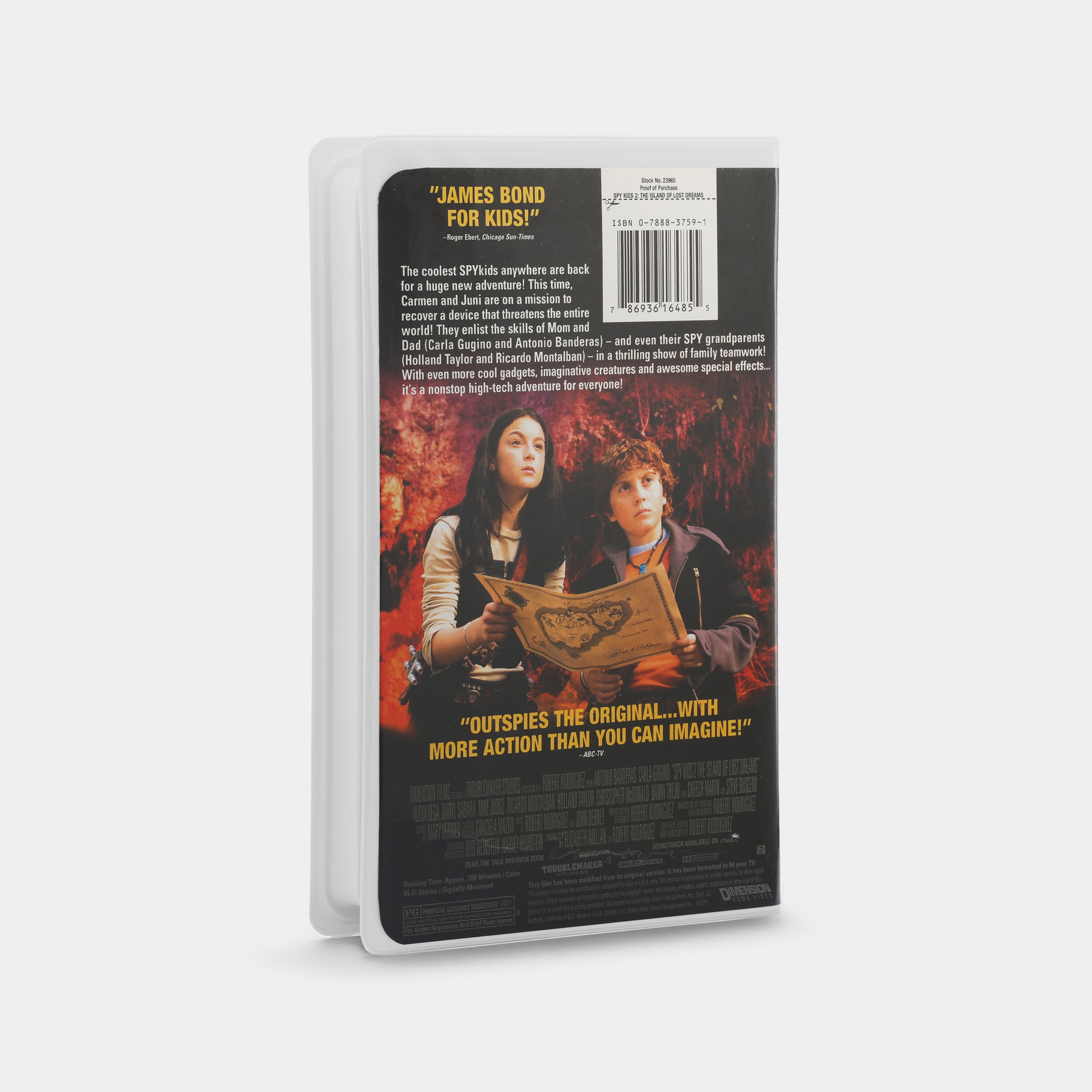 Spy Kids 2: The Island of Lost Dreams VHS Tape