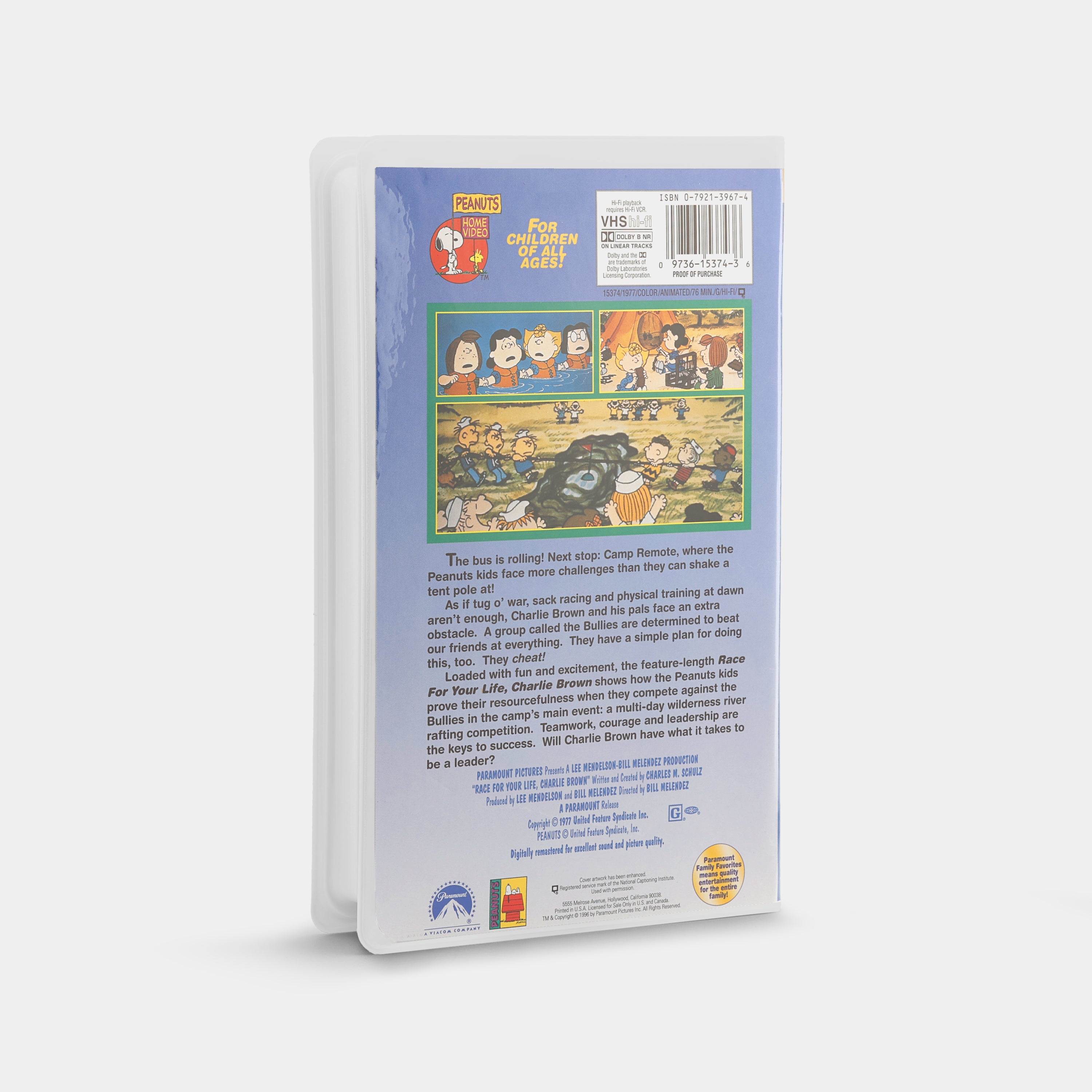 Race for Your Life, Charlie Brown VHS Tape