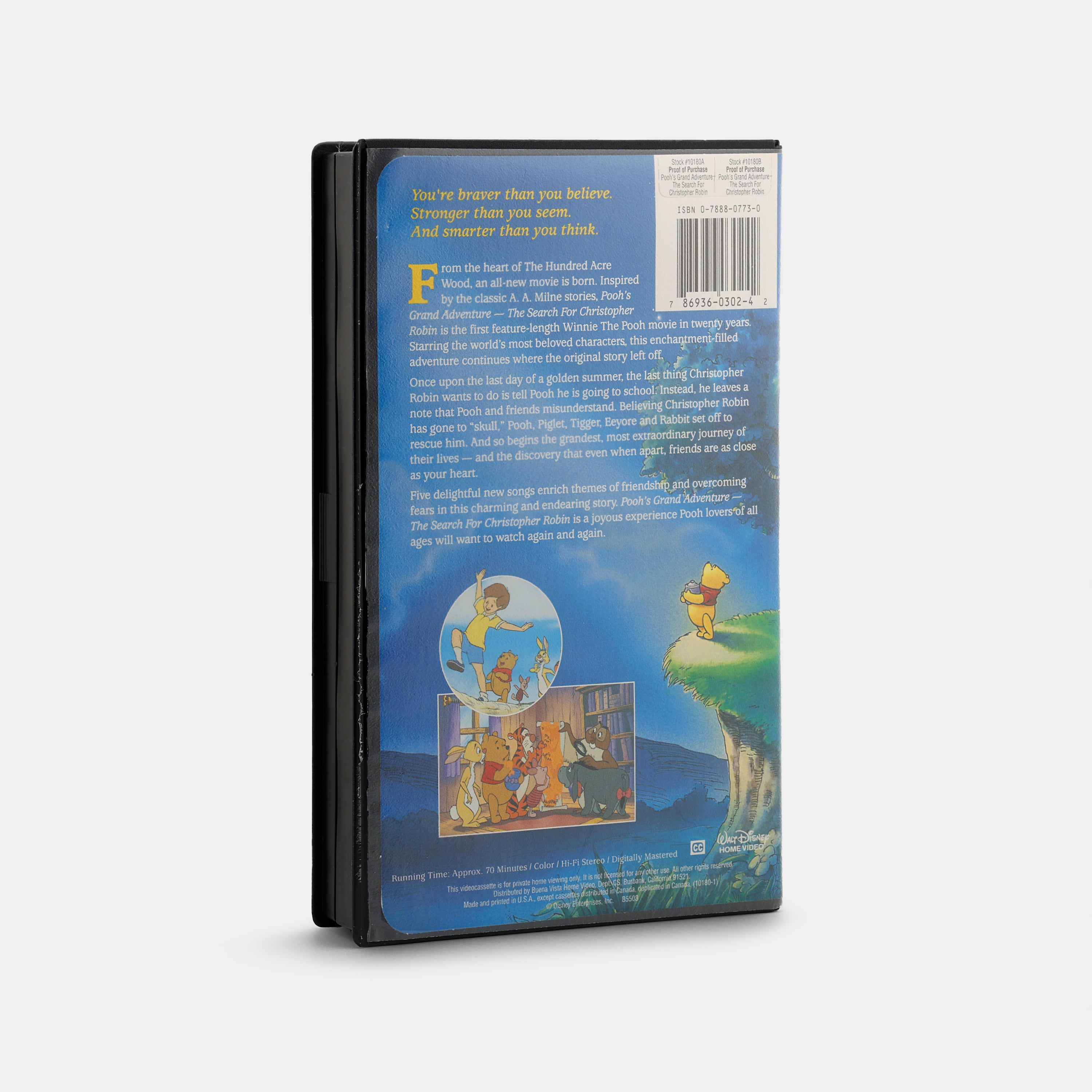 Pooh’s Grand Adventure: The Search for Christopher Robin VHS Tape