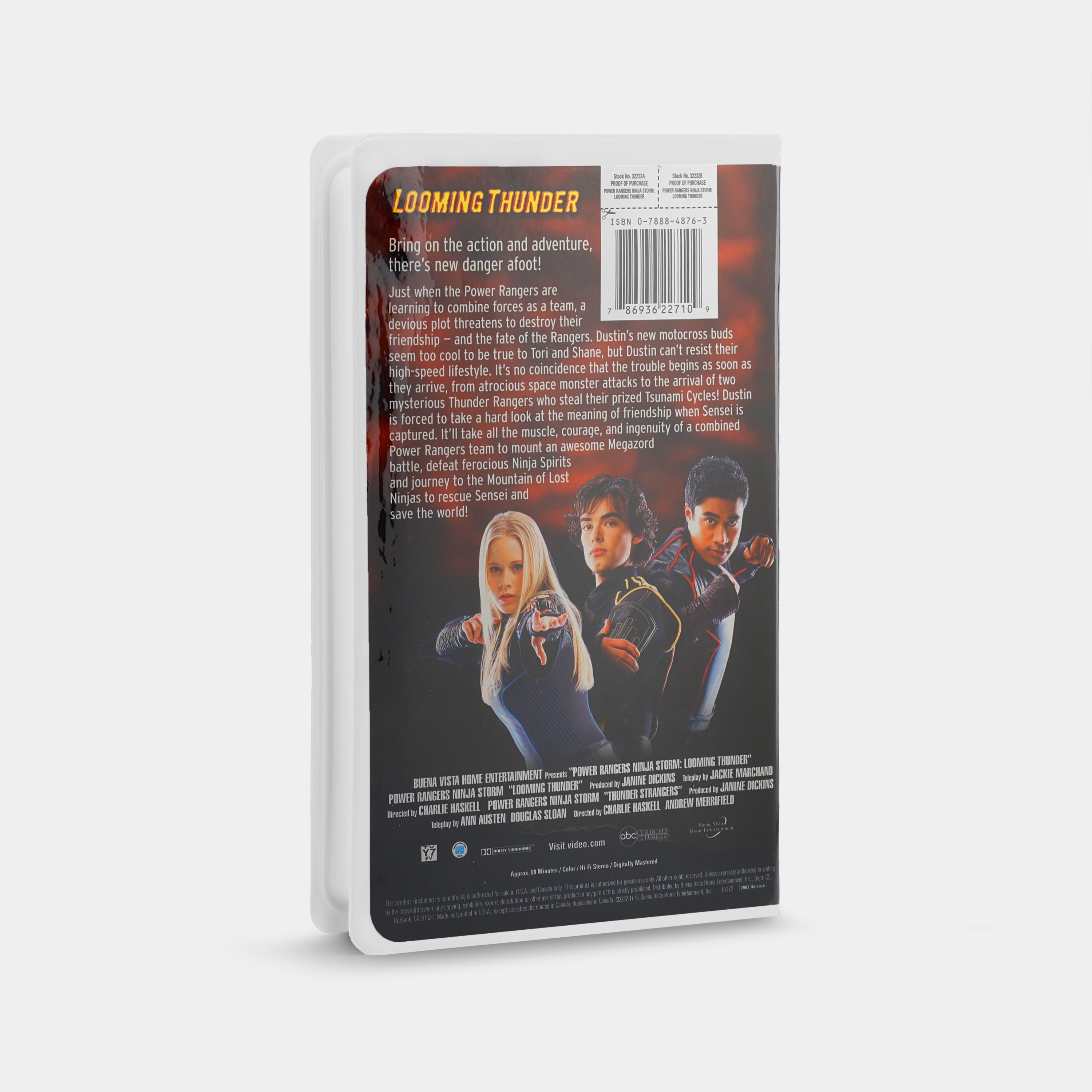 Power Rangers Ninja Storm: Looming Thunder VHS Tape – Retrospekt
