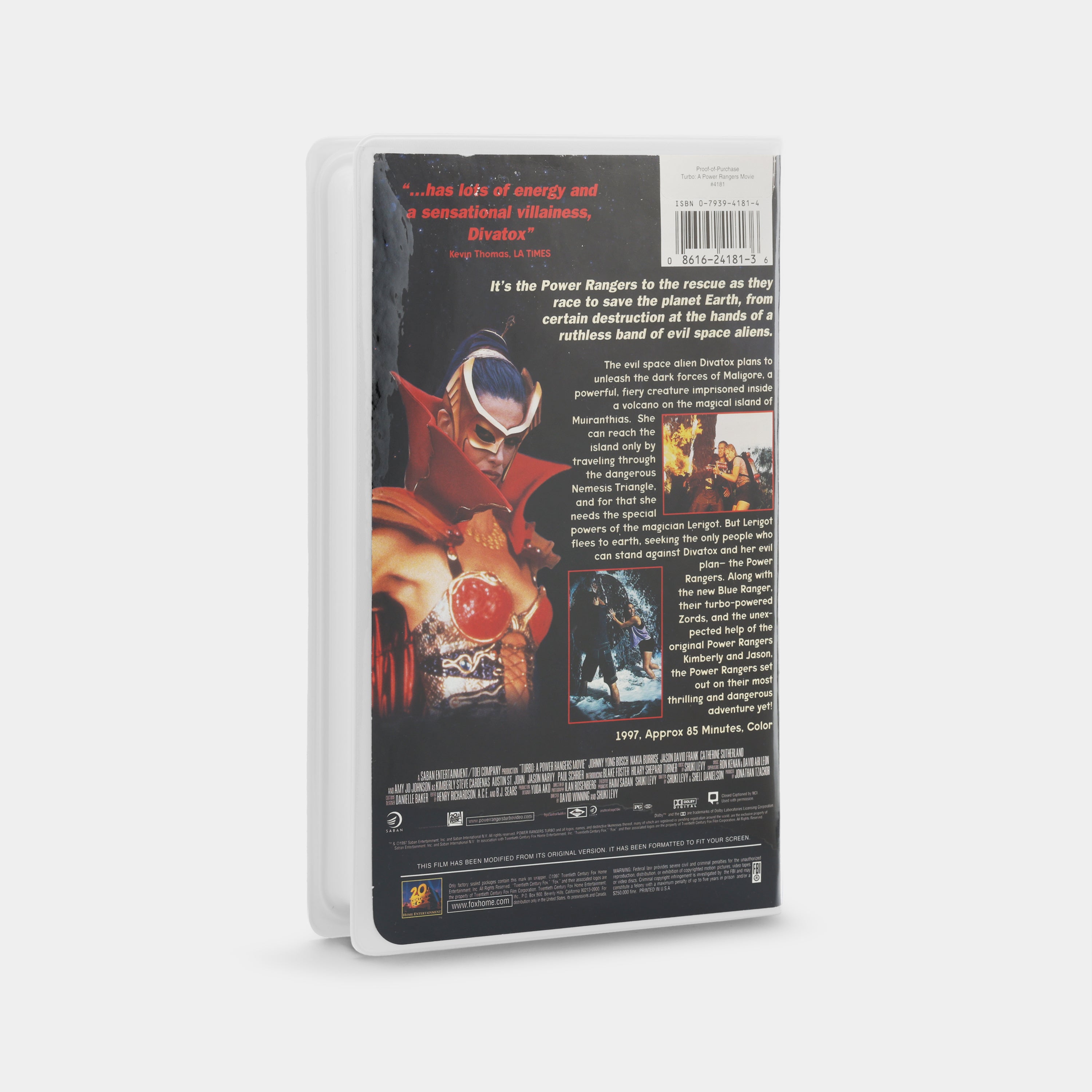 Turbo: A Power Rangers Movie VHS Tape