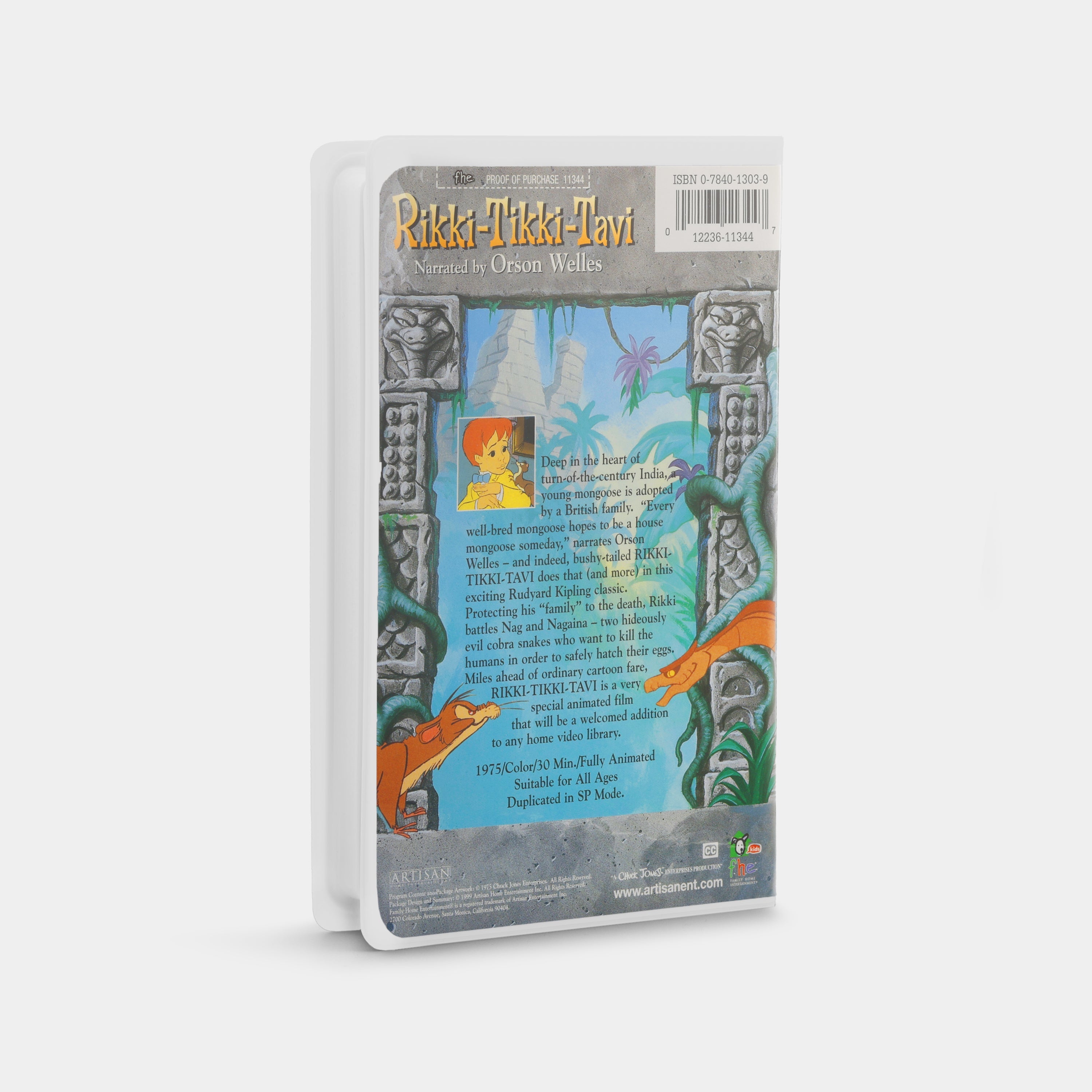 Rikki-Tikki-Tavi VHS Tape