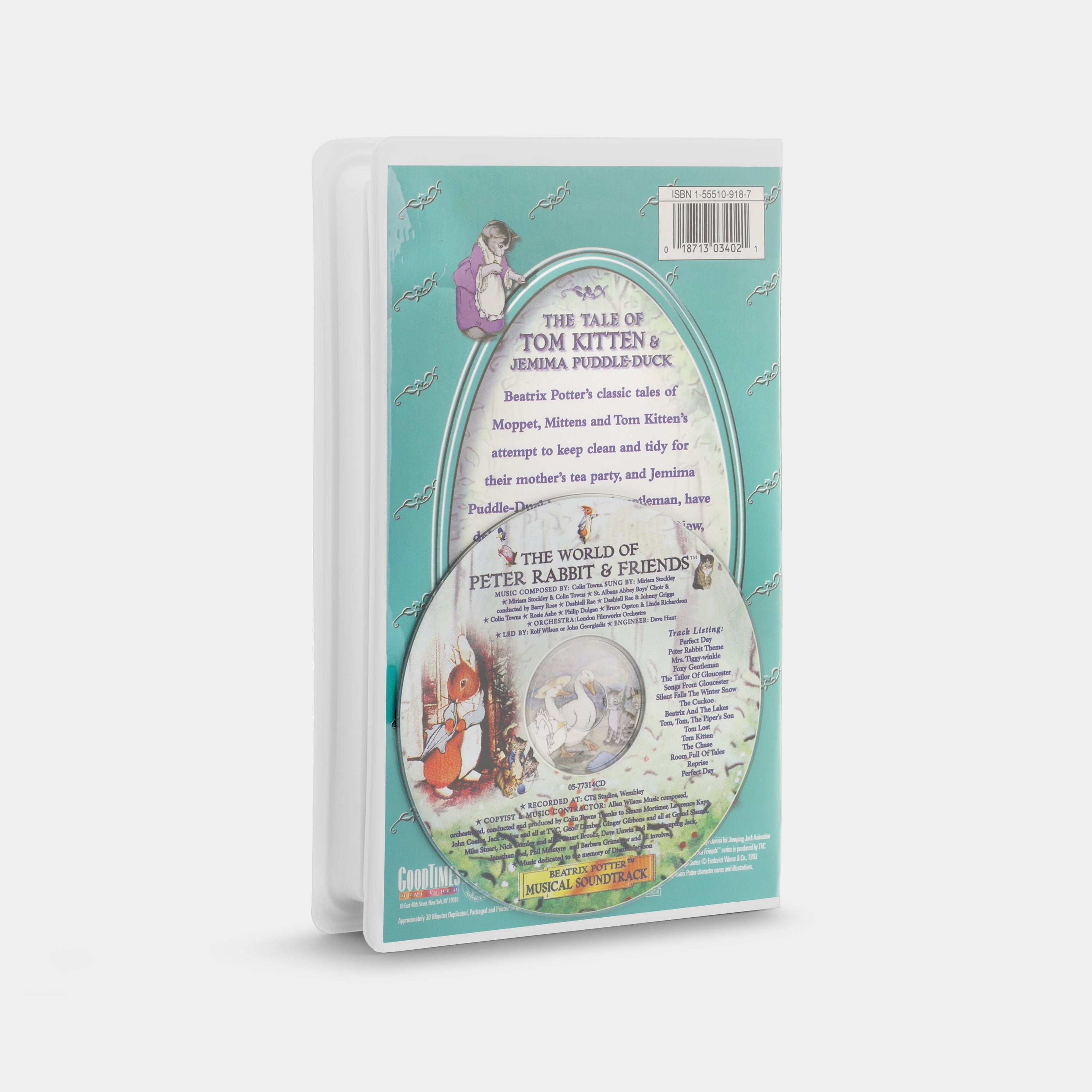 The Tale of Tom Kitten & Jemima Puddle-Duck VHS Tape