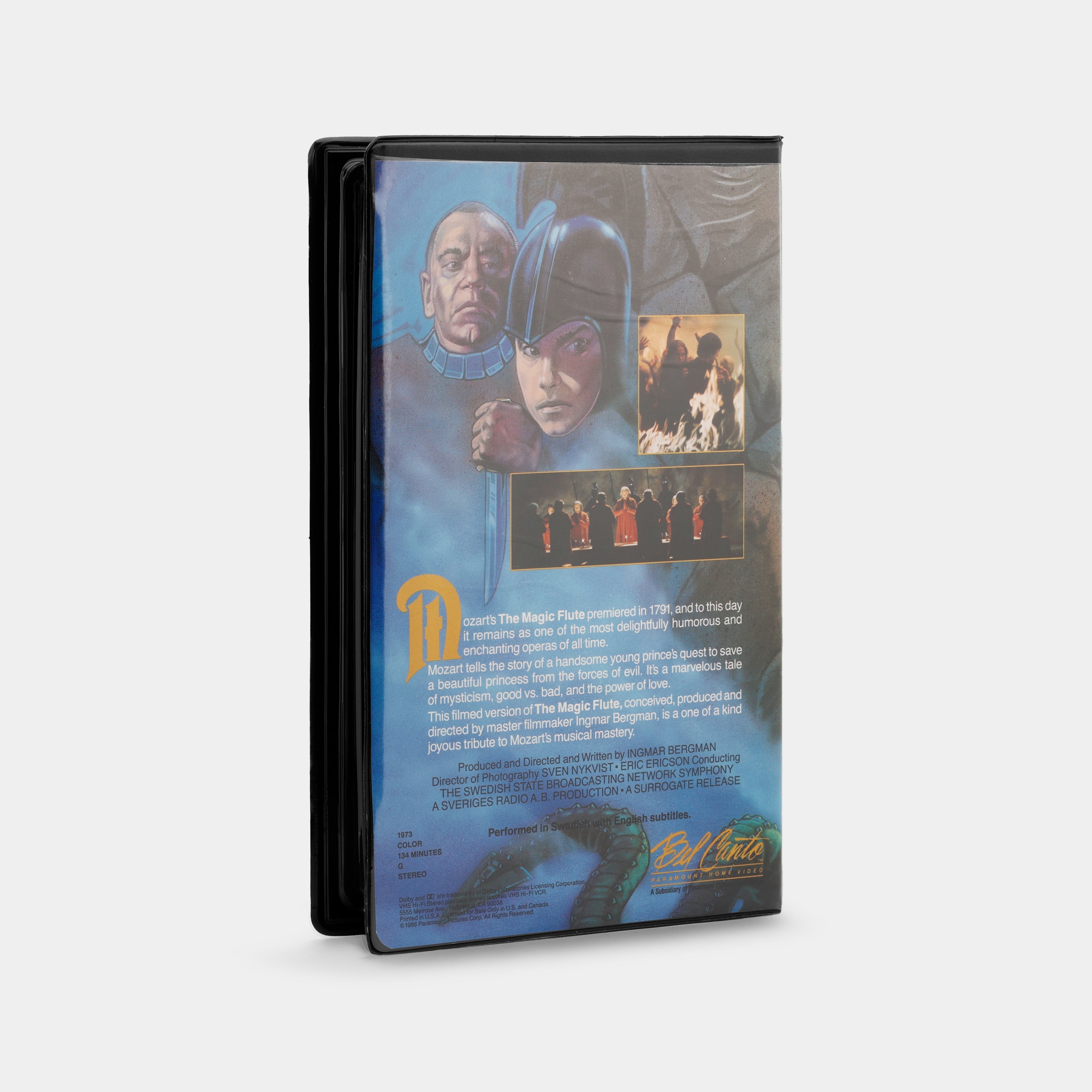 The Magic Flute VHS Tape
