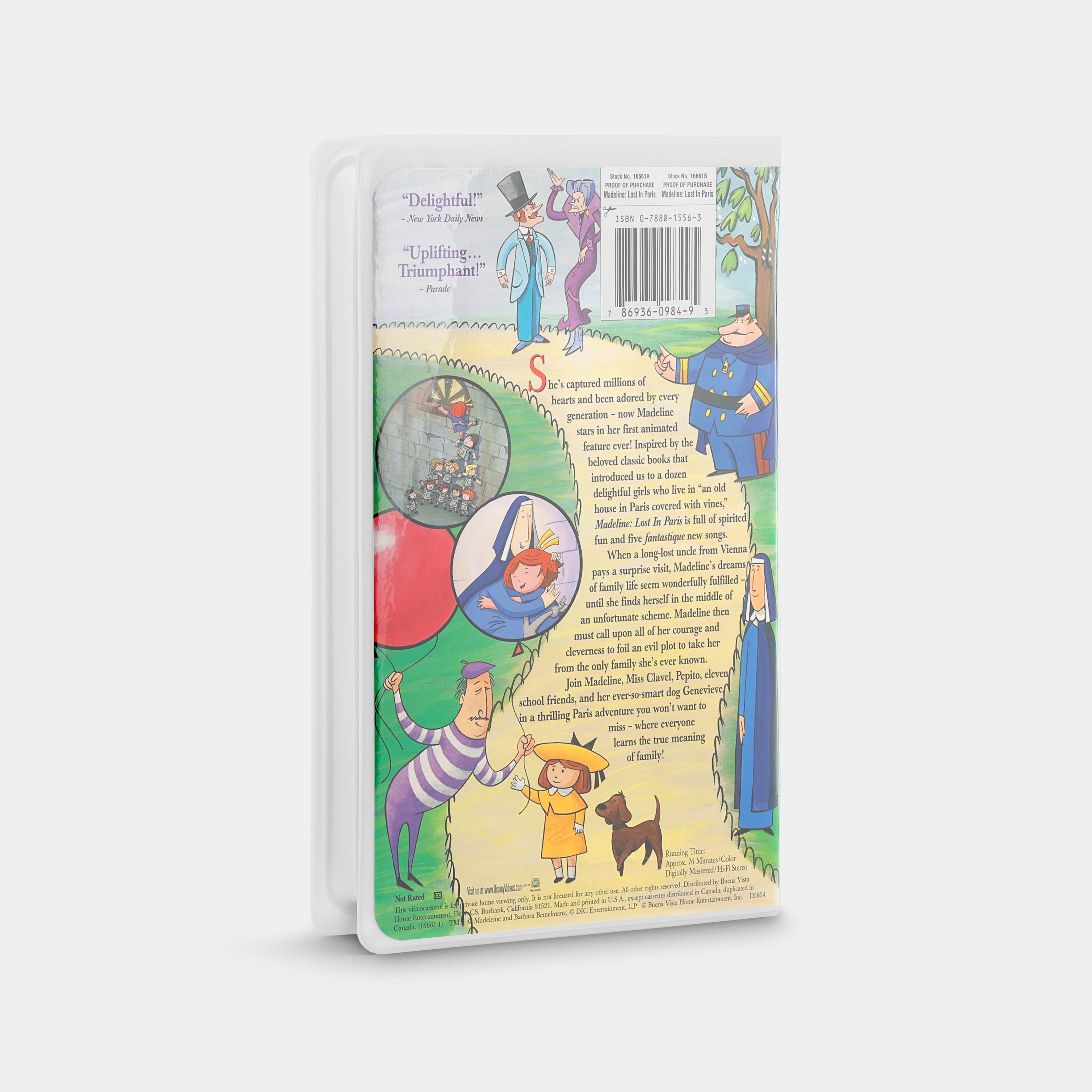 Madeline: Lost in Paris VHS Tape