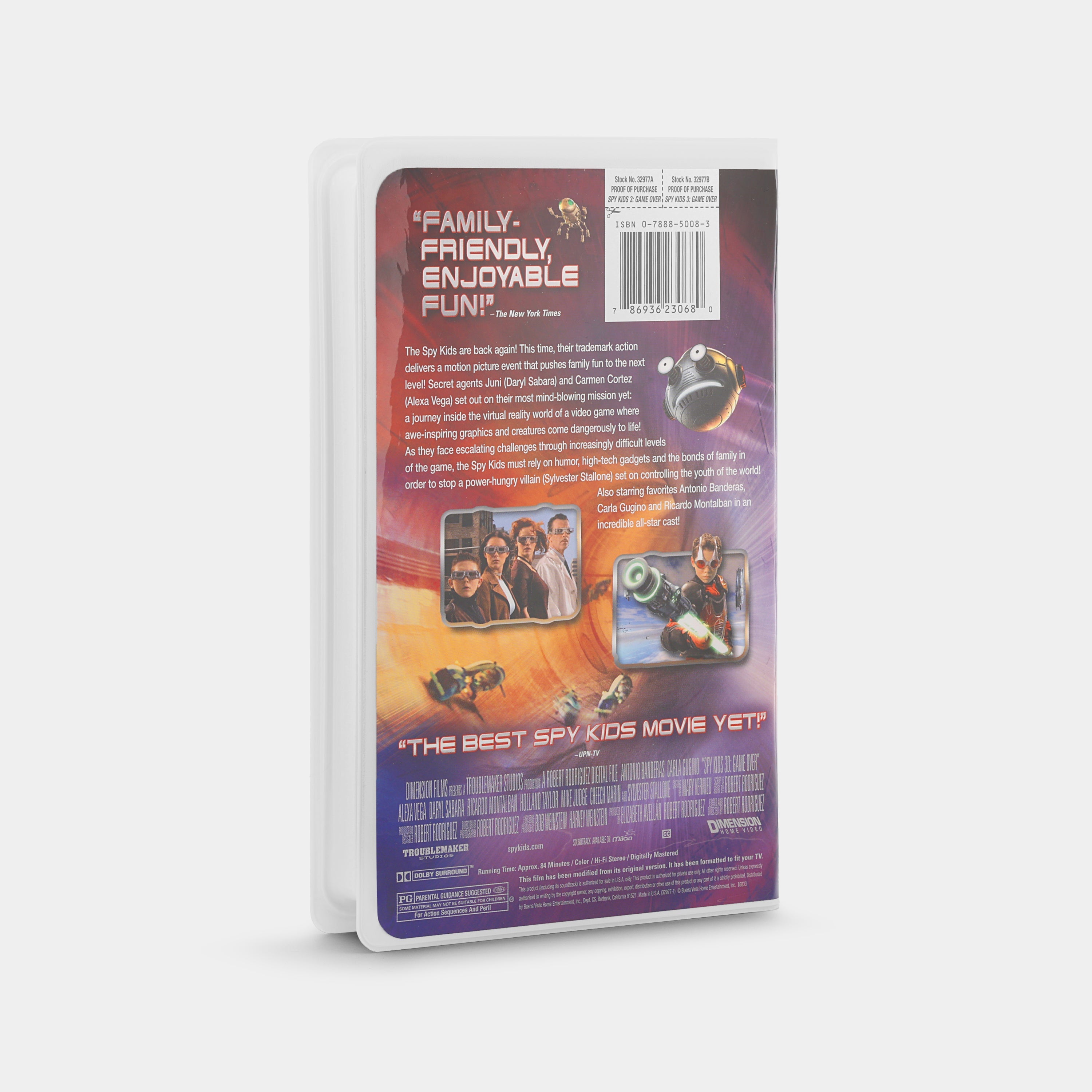 Spy Kids 3-D: Game Over VHS Tape