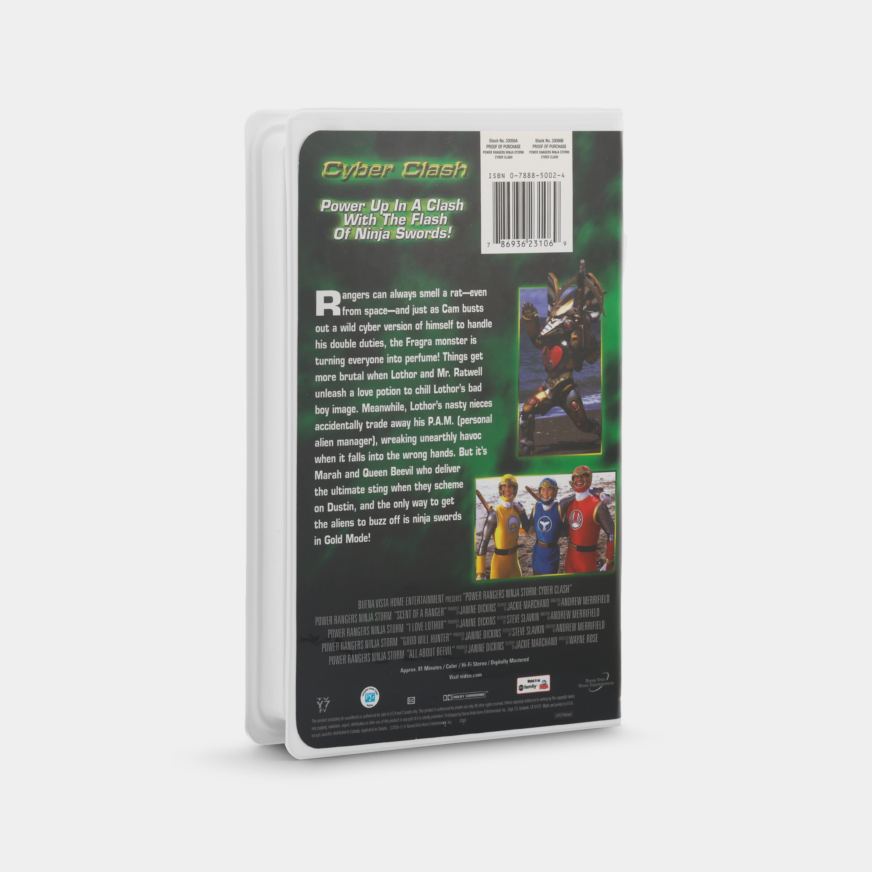 Power Rangers Ninja Storm: Cyber Clash VHS Tape