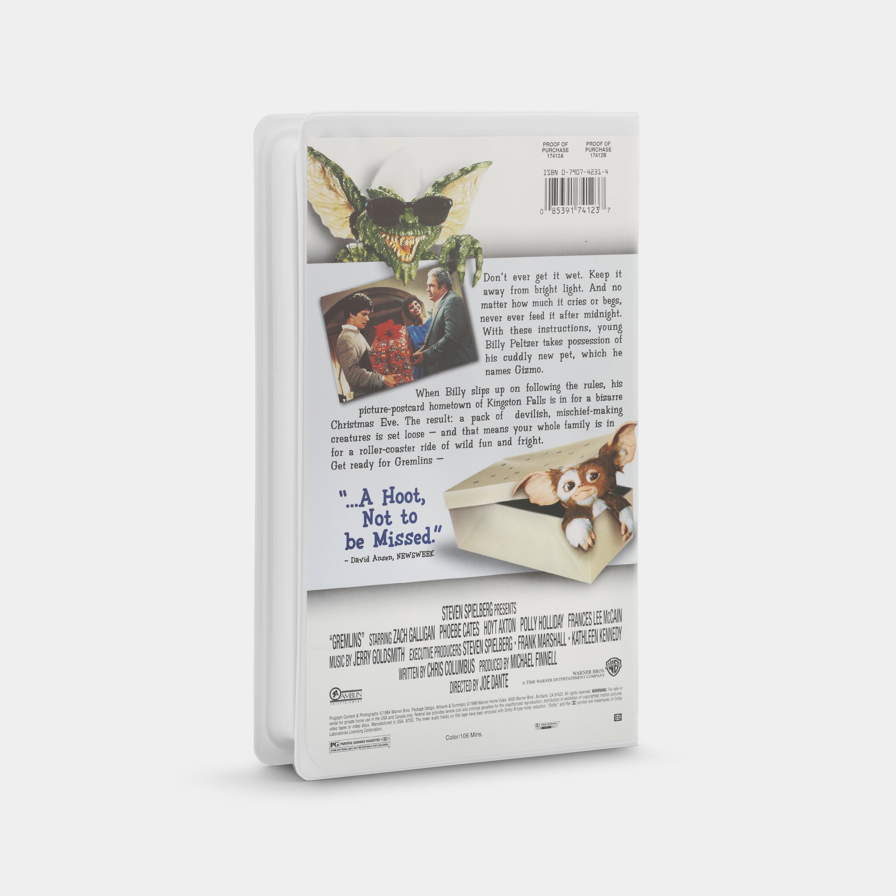 Gremlins VHS Tape
