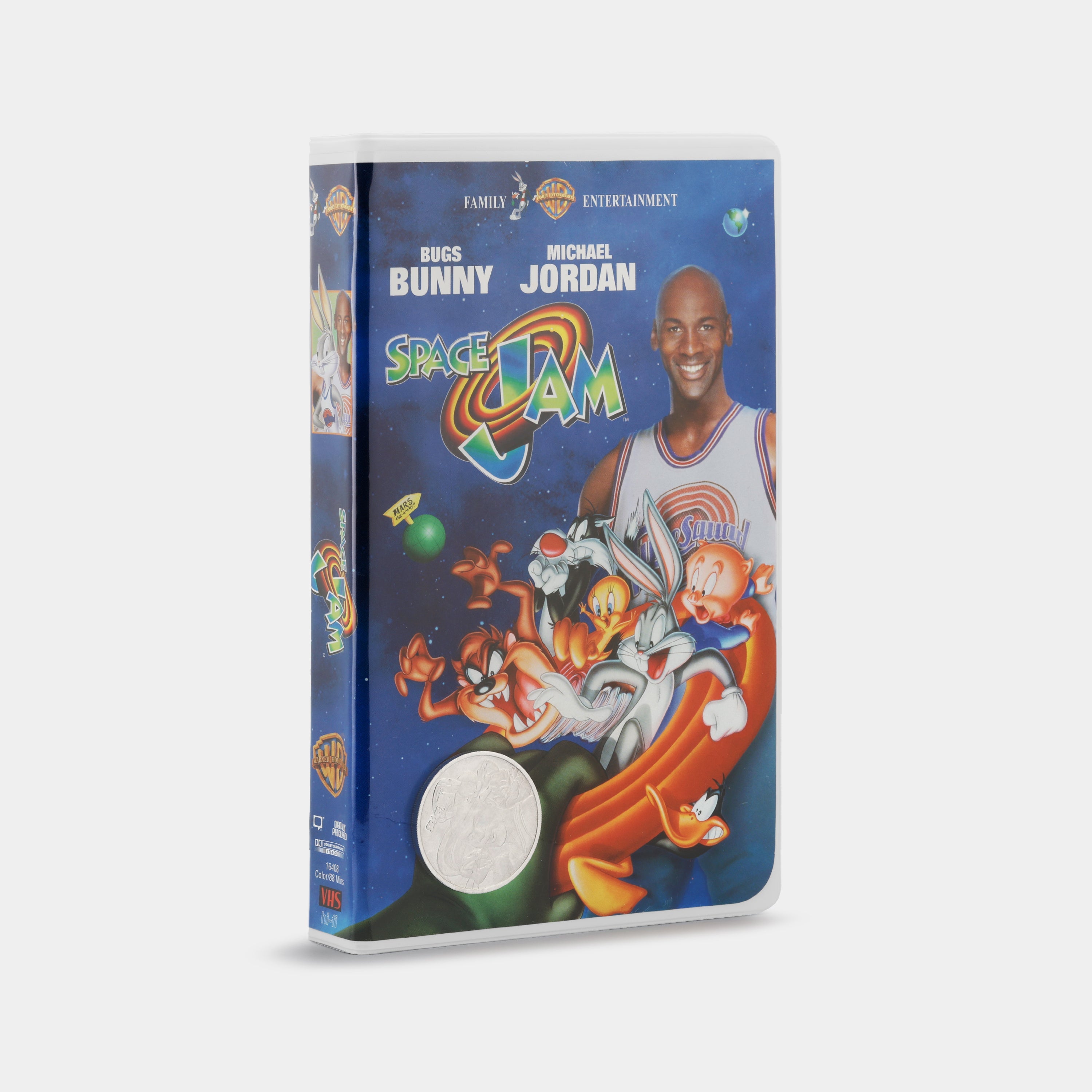 Space Jam VHS Tape with Commemorative Collector's Coin