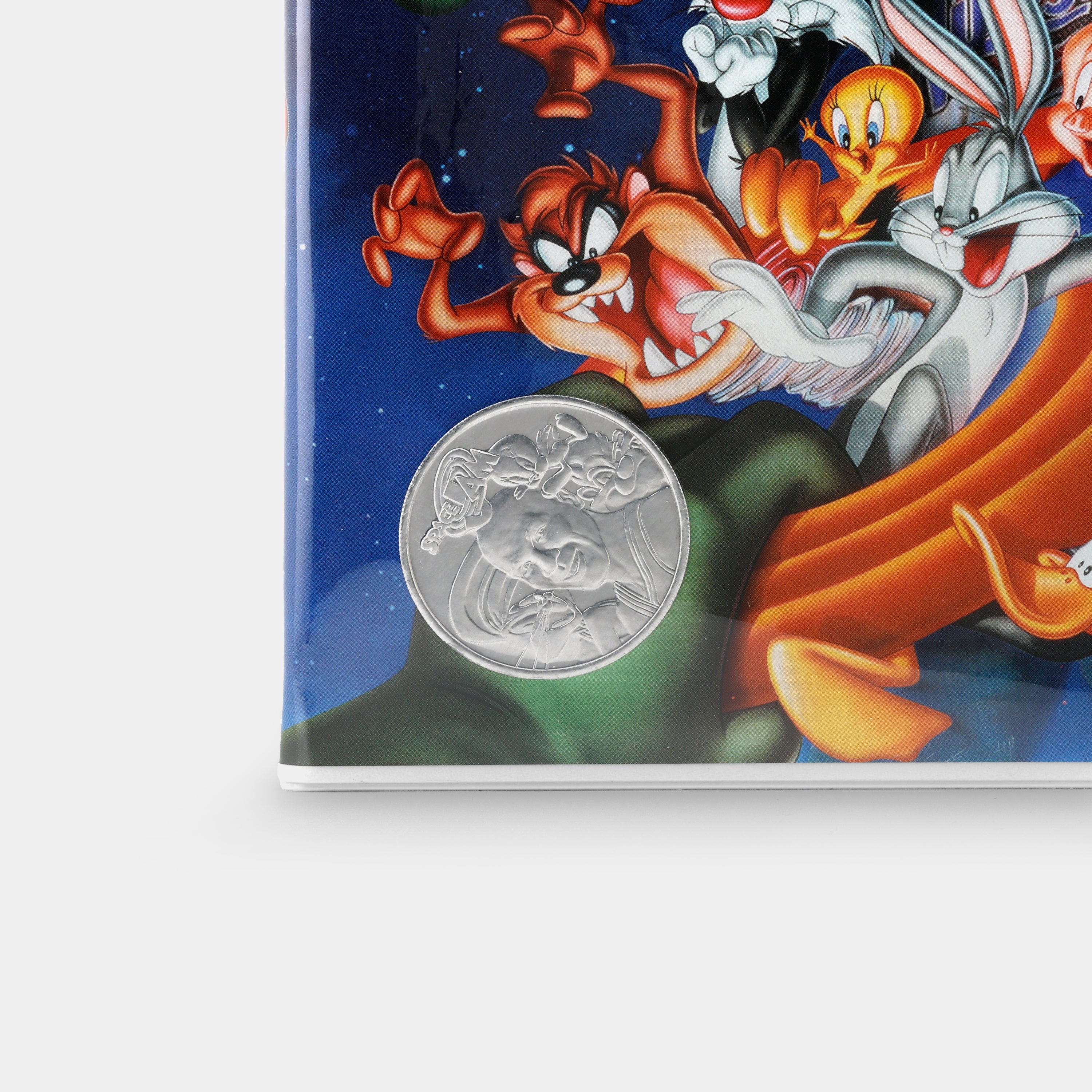Space Jam VHS Tape with Commemorative Collector's Coin
