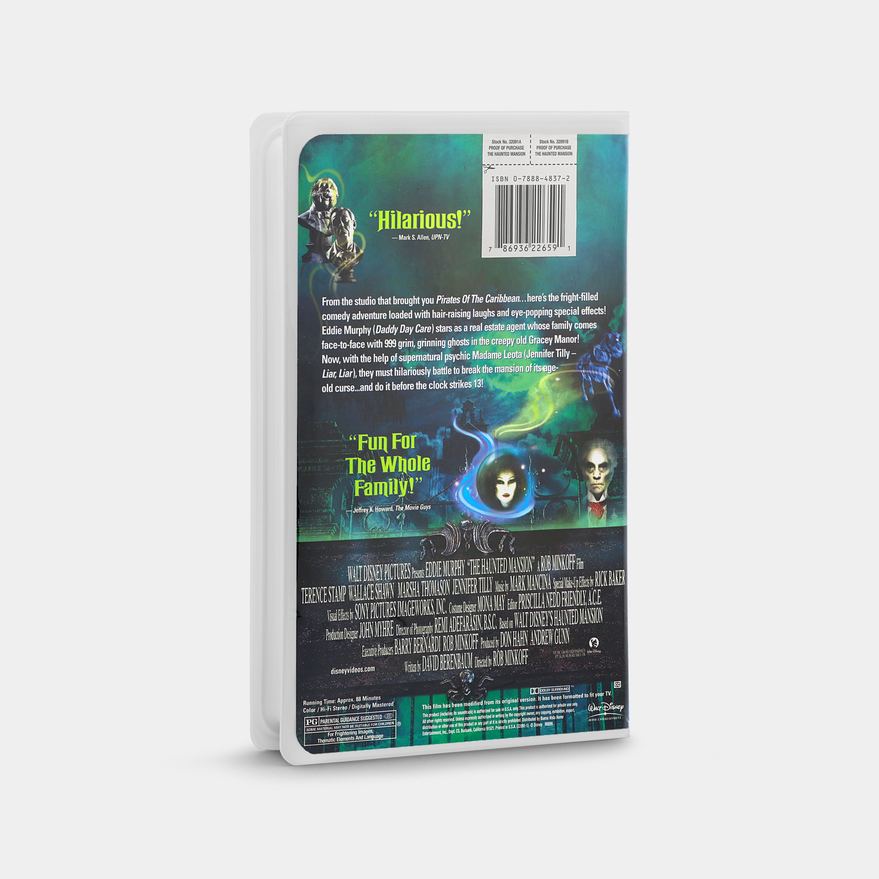 The Haunted Mansion VHS Tape