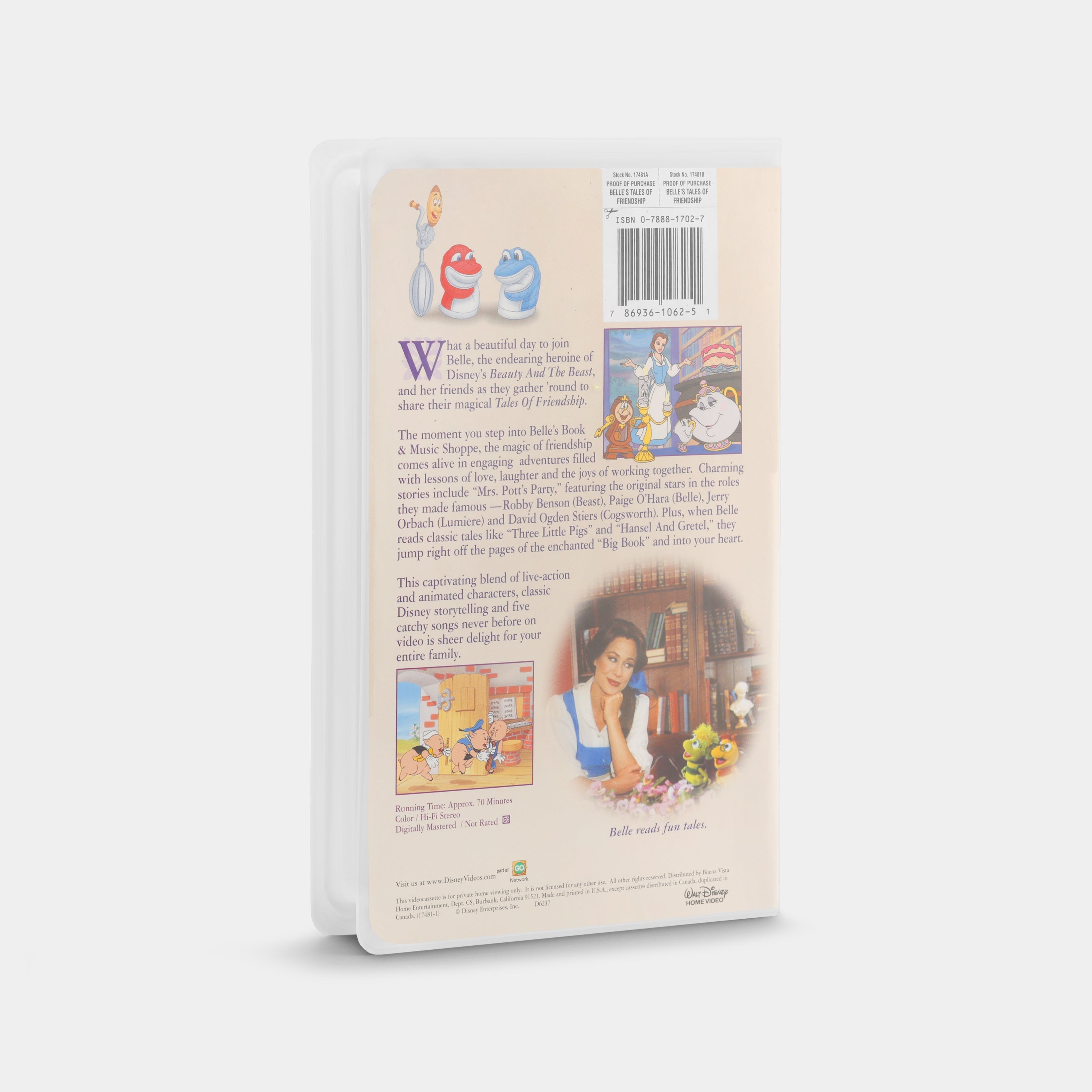 Belle's Tales of Friendship VHS Tape