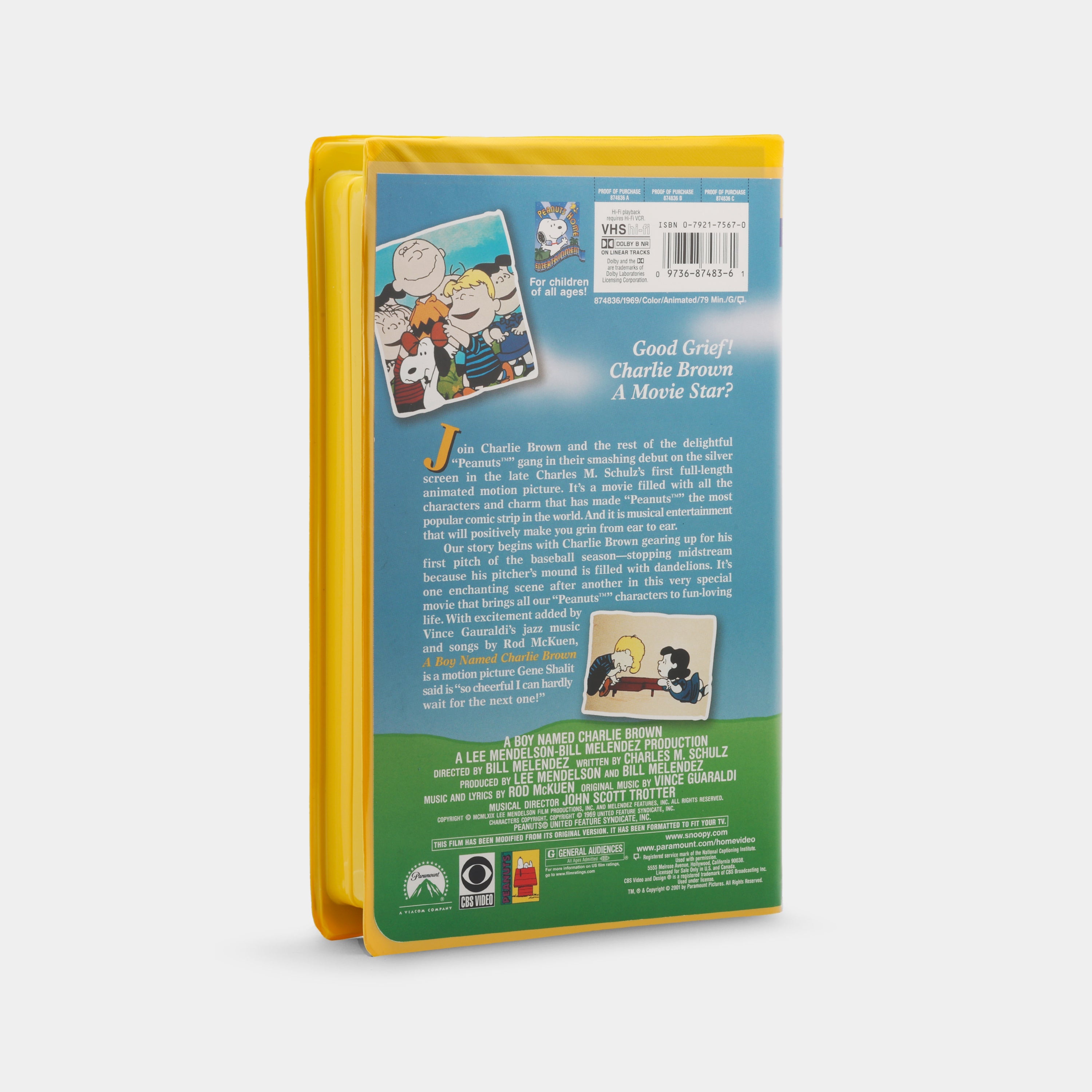 A Boy Named Charlie Brown VHS Tape