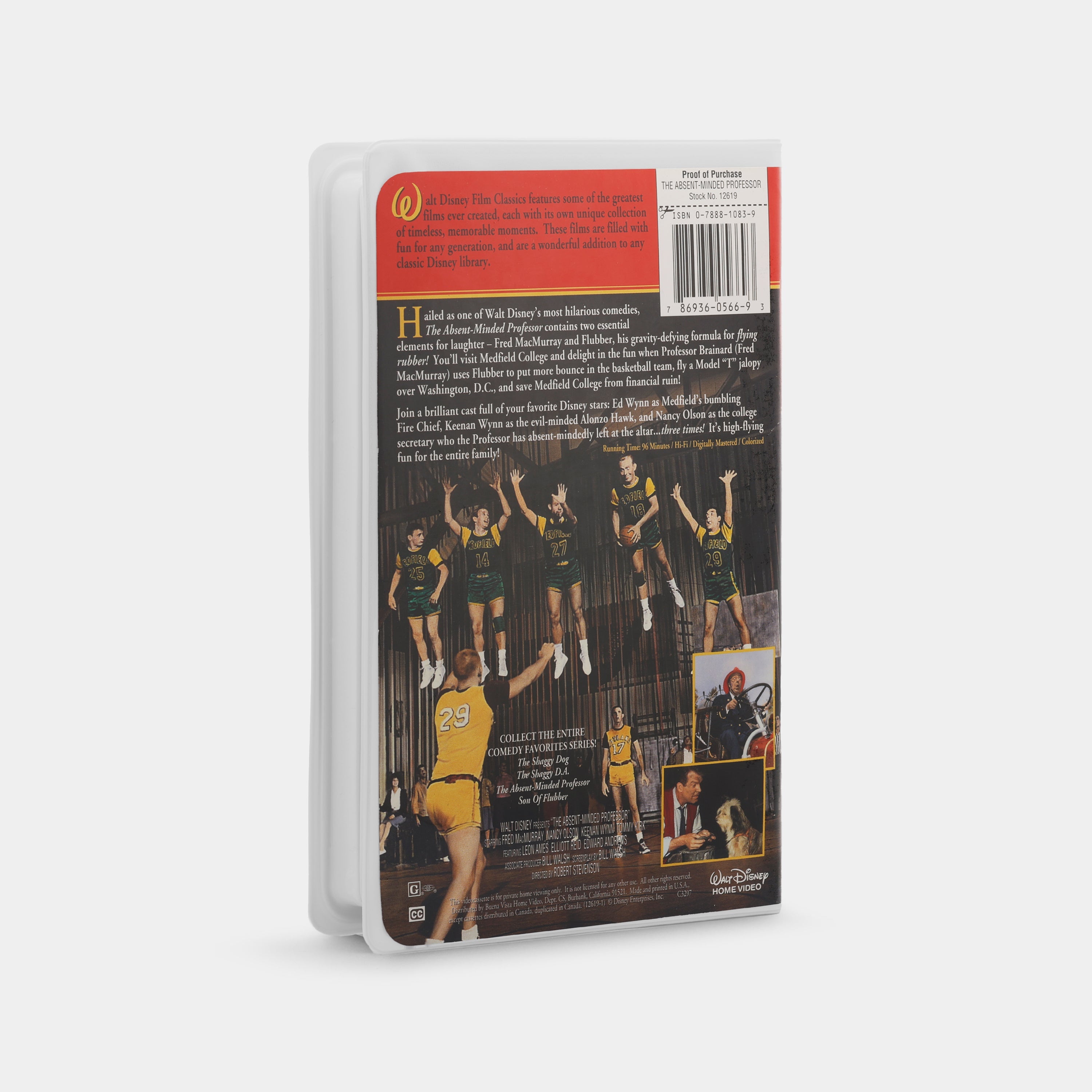 The Absent-Minded Professor VHS Tape