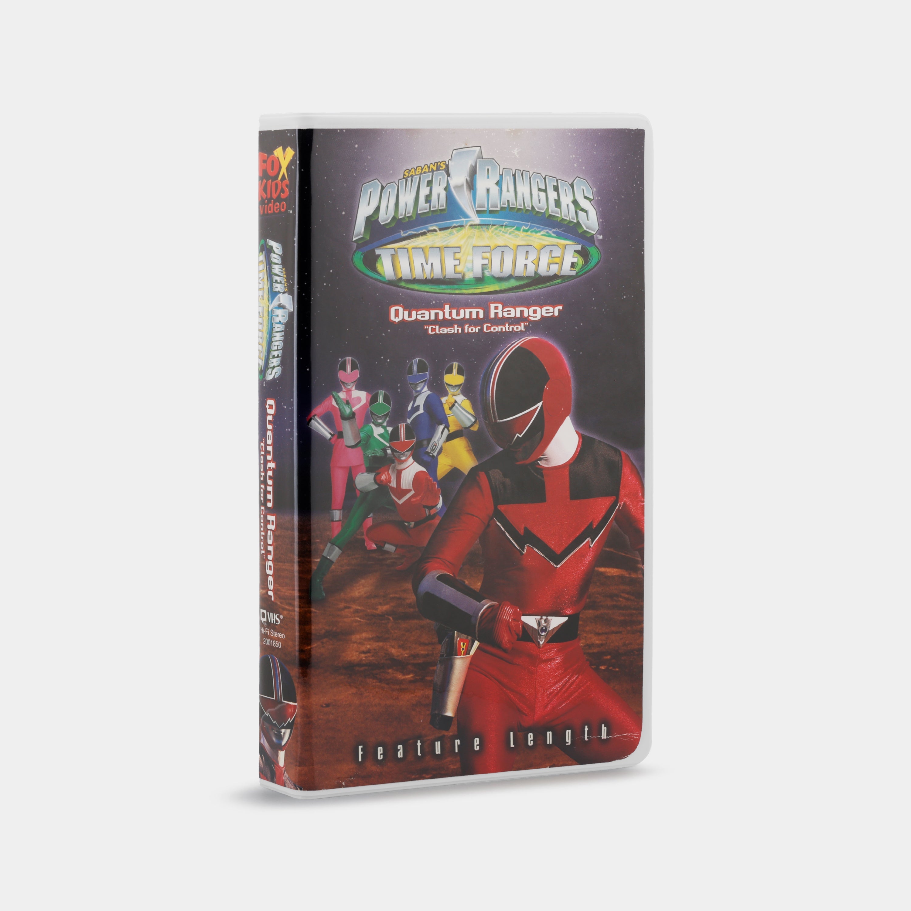 Power Rangers Time Force: Quantum Ranger - Clash for Control VHS Tape