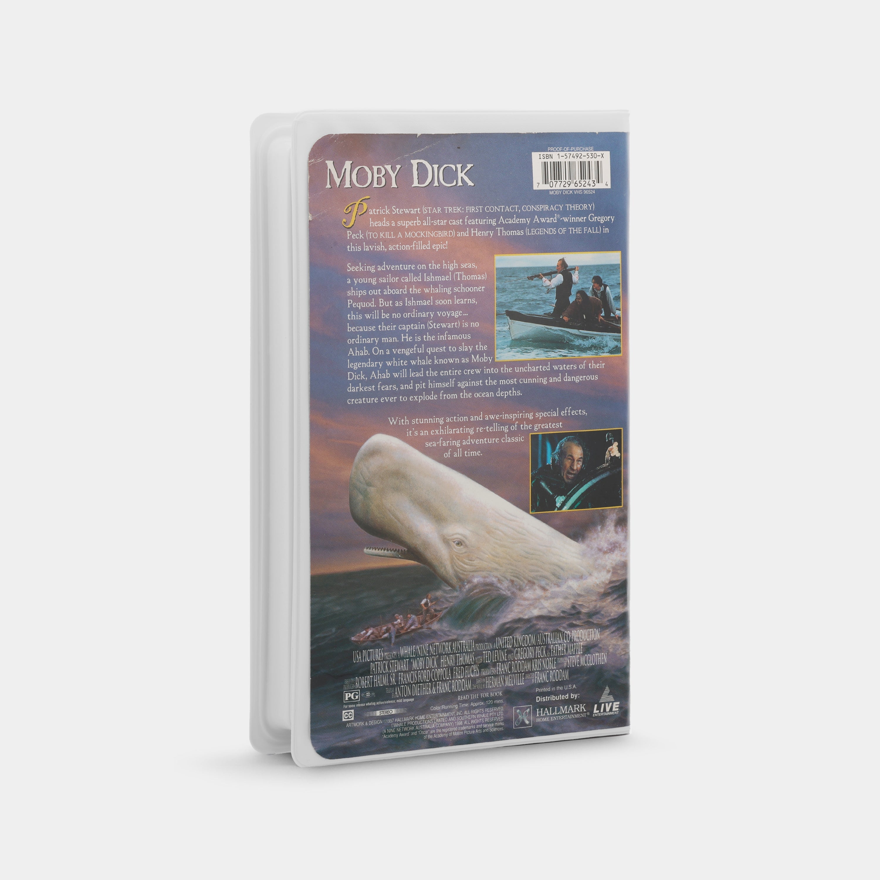 Moby Dick VHS Tape