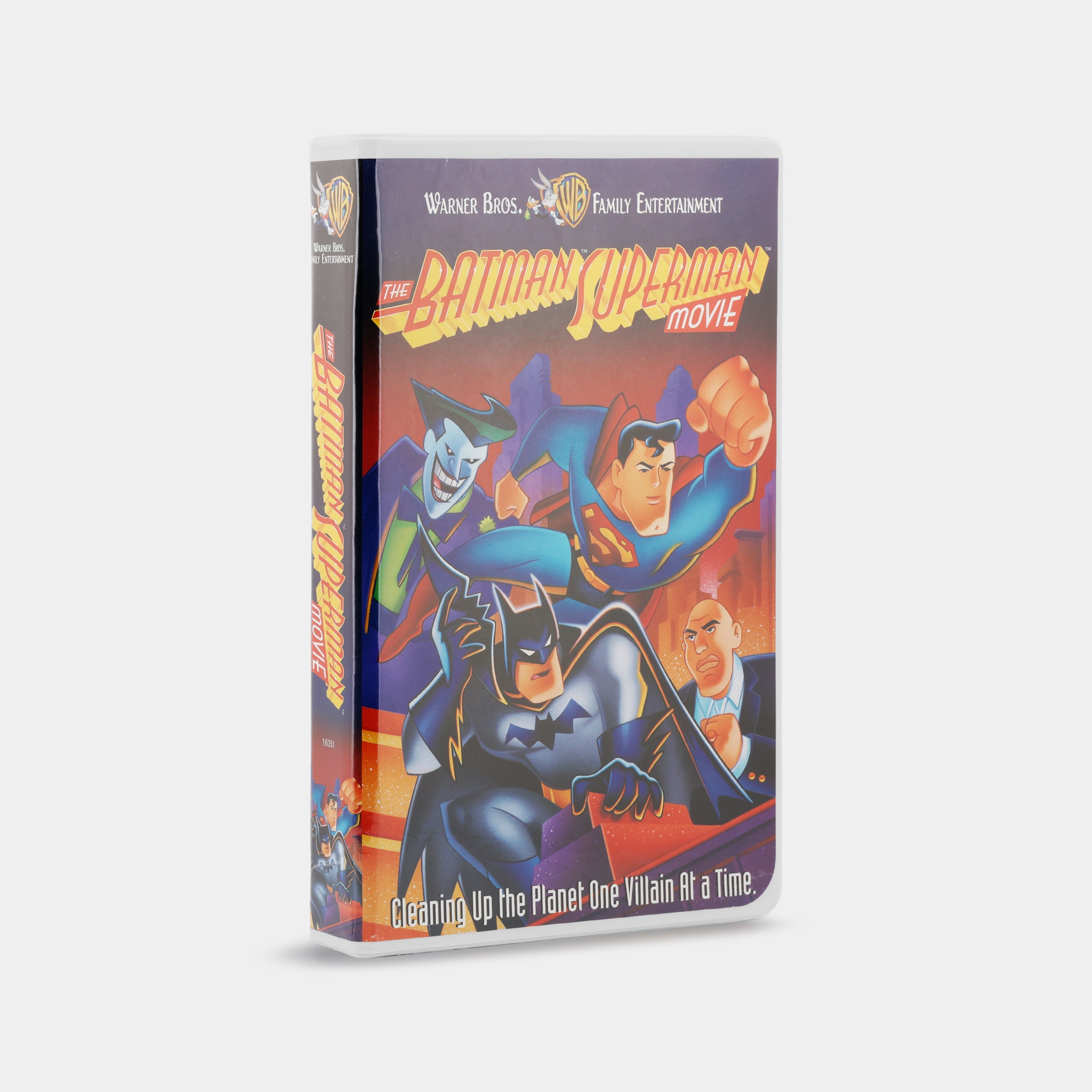 The Batman Superman Movie VHS Tape
