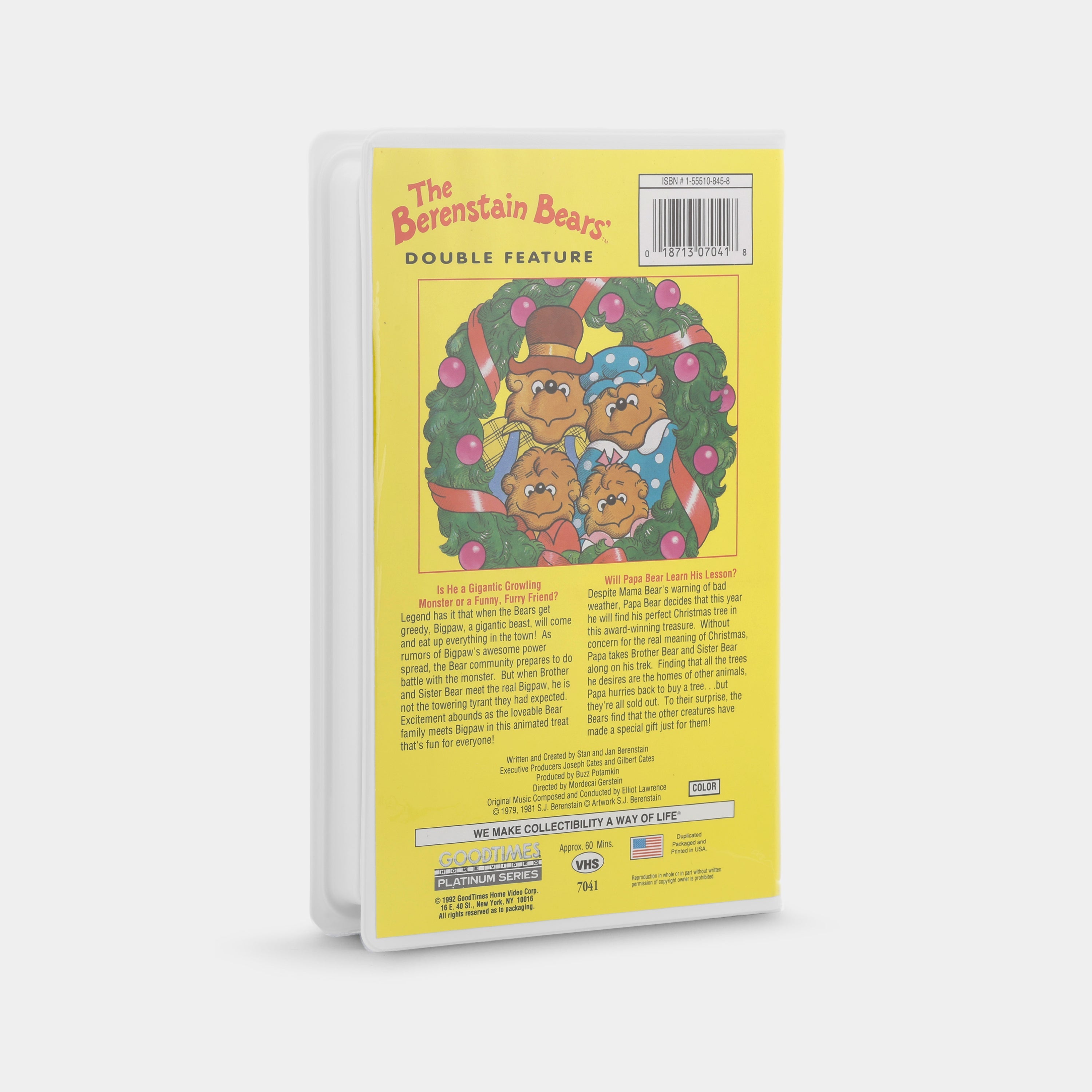 The Berenstain Bears' Christmas Tree / The Berenstain Bears Meet Bigpaw VHS Tape