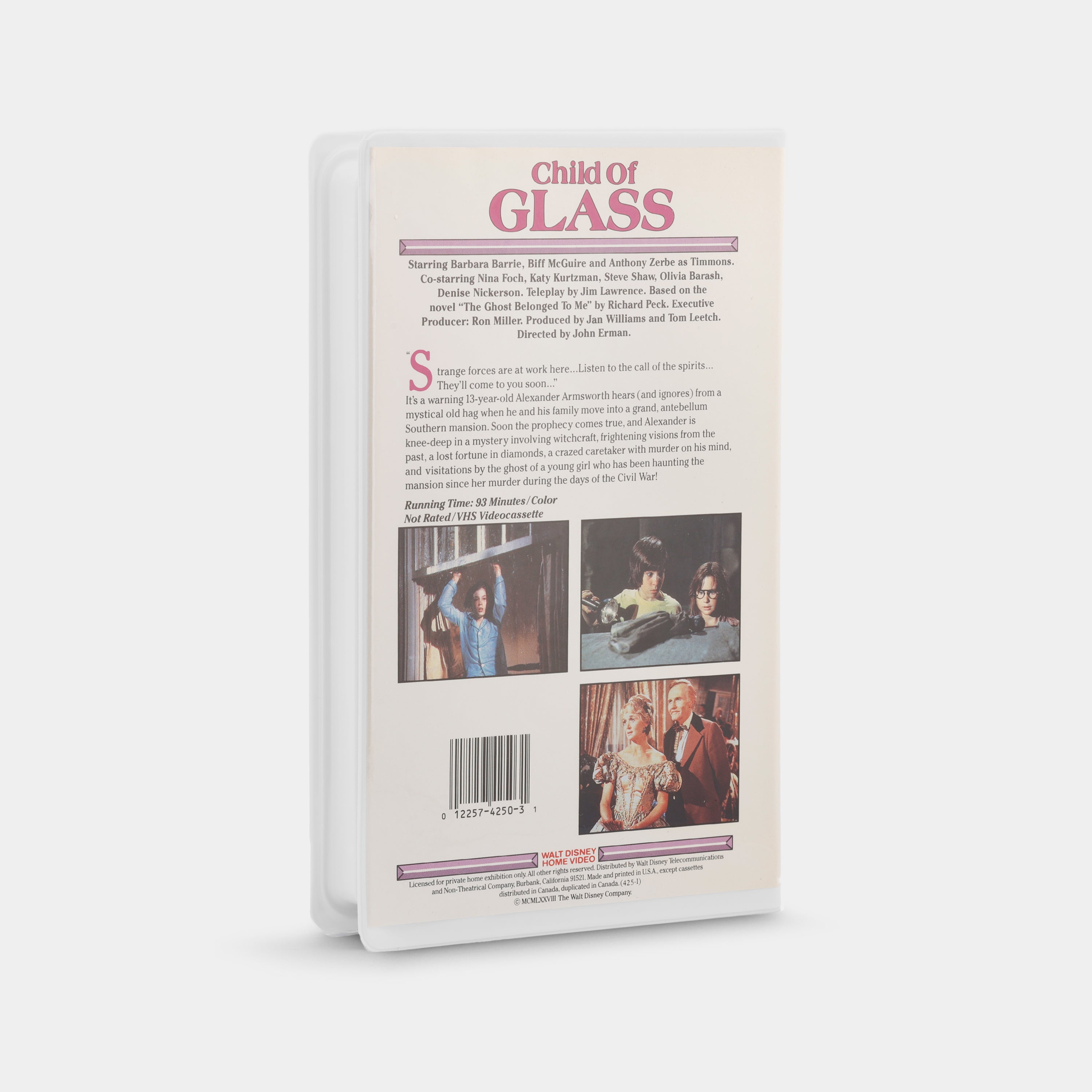 Disney's Child of Glass VHS Tape