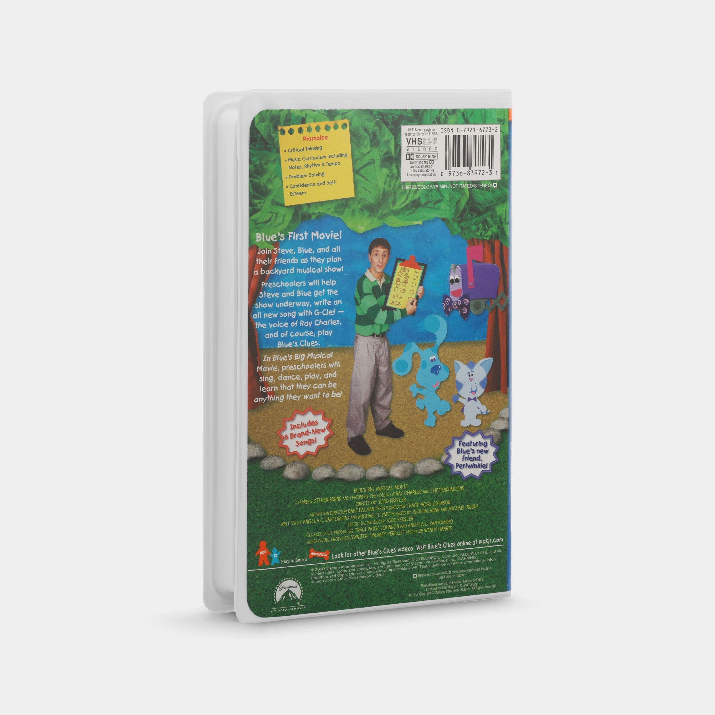 Blue's Clues: Blue's Big Musical Movie VHS Tape