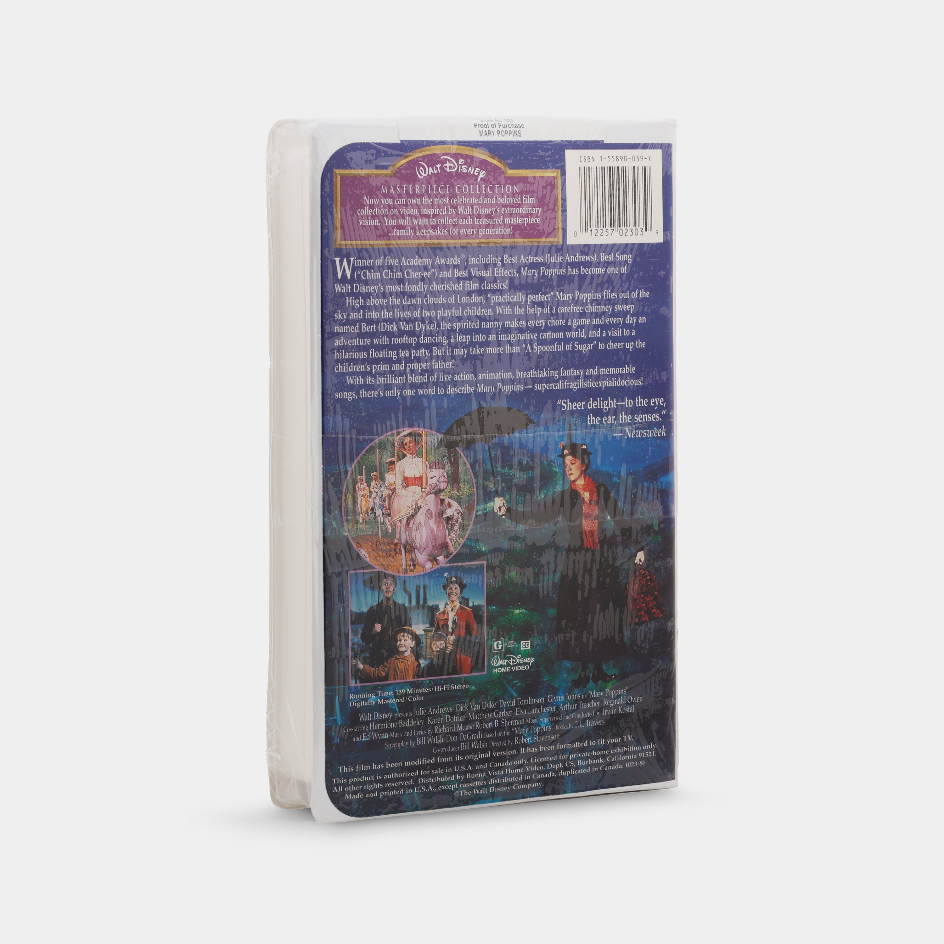 Mary Poppins (Masterpiece Collection, Sealed) VHS Tape