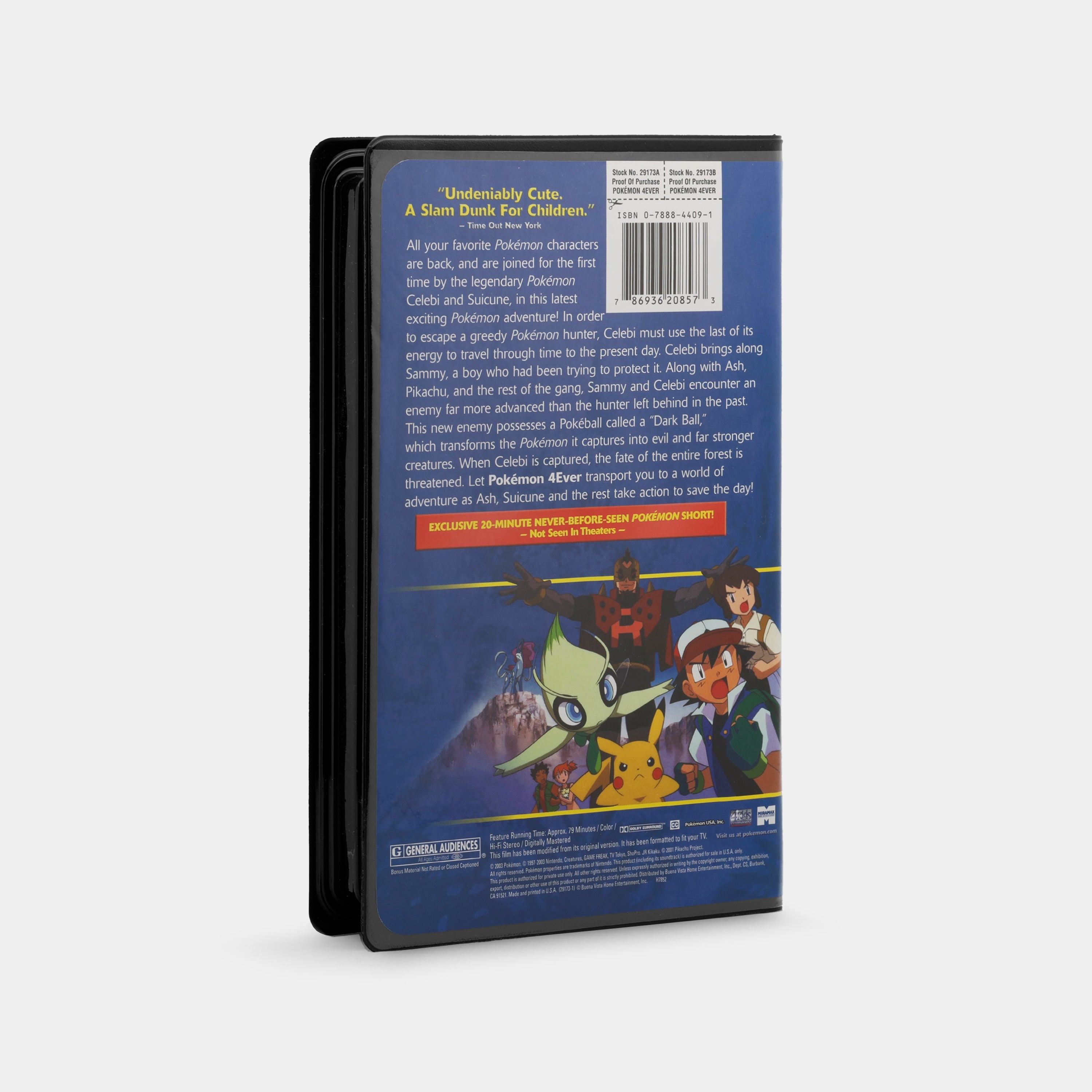 Pokémon 4Ever VHS Tape