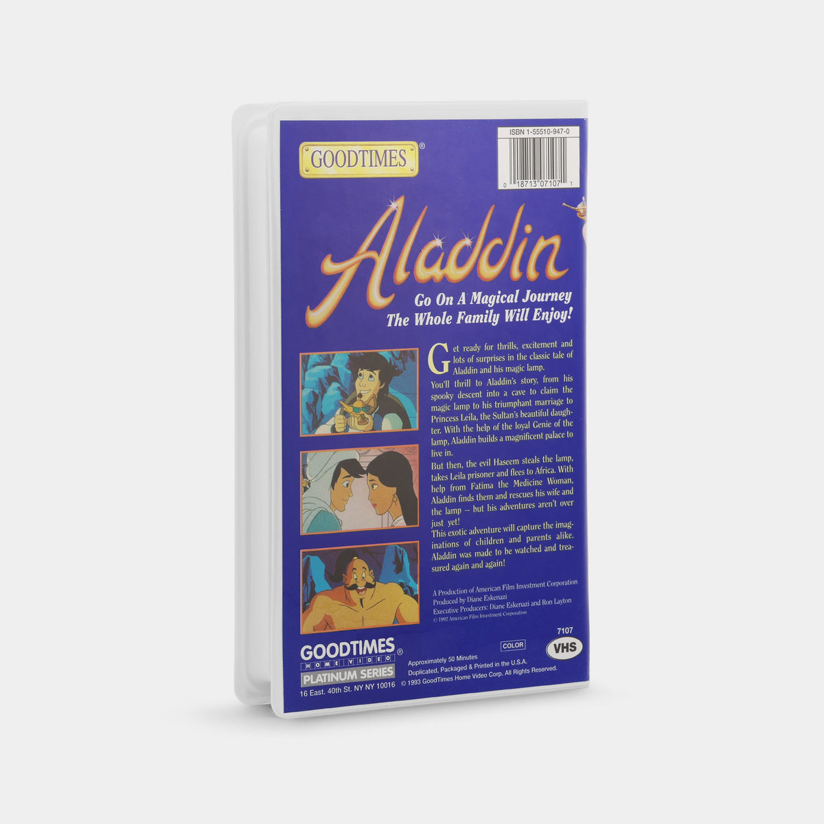 Aladdin (Goodtimes) VHS Tape