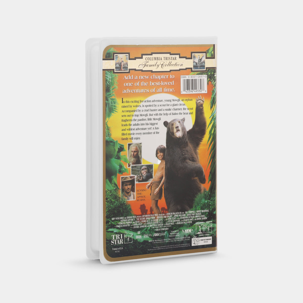 The Second Jungle Book: Mowgli & Baloo VHS Tape