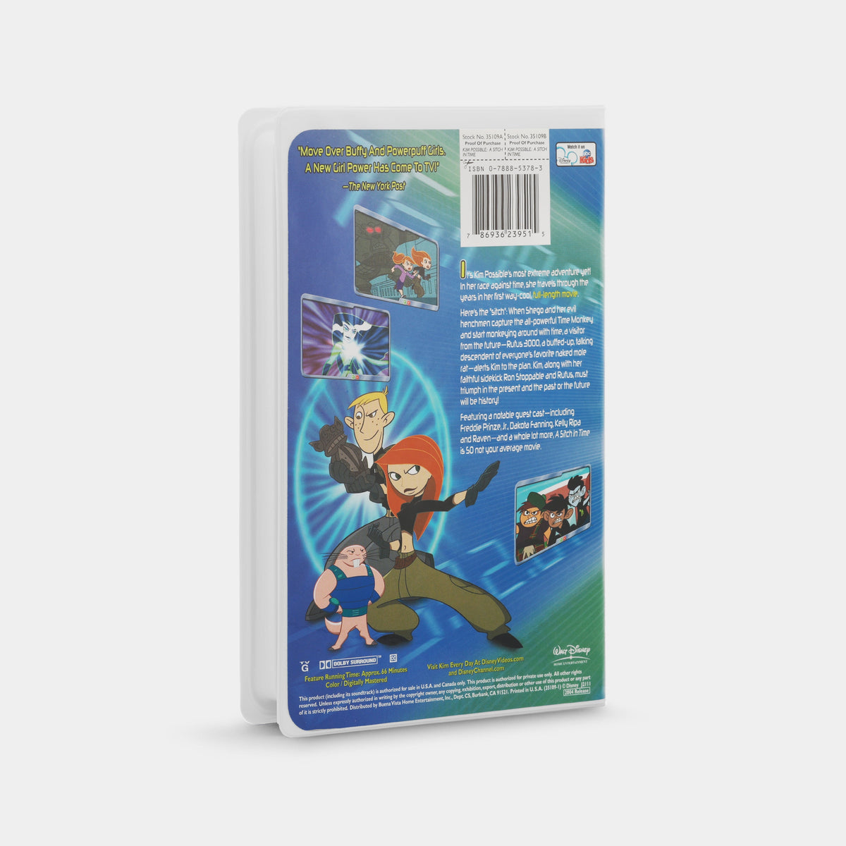 Kim Possible: A Sitch in Time VHS Tape
