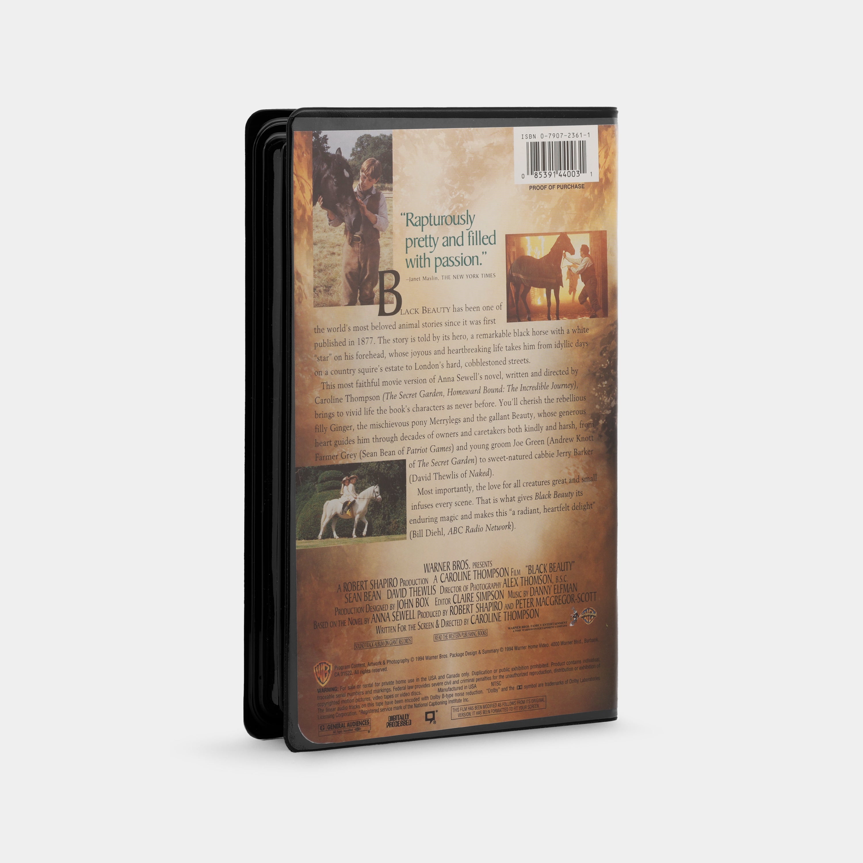 Black Beauty VHS Tape