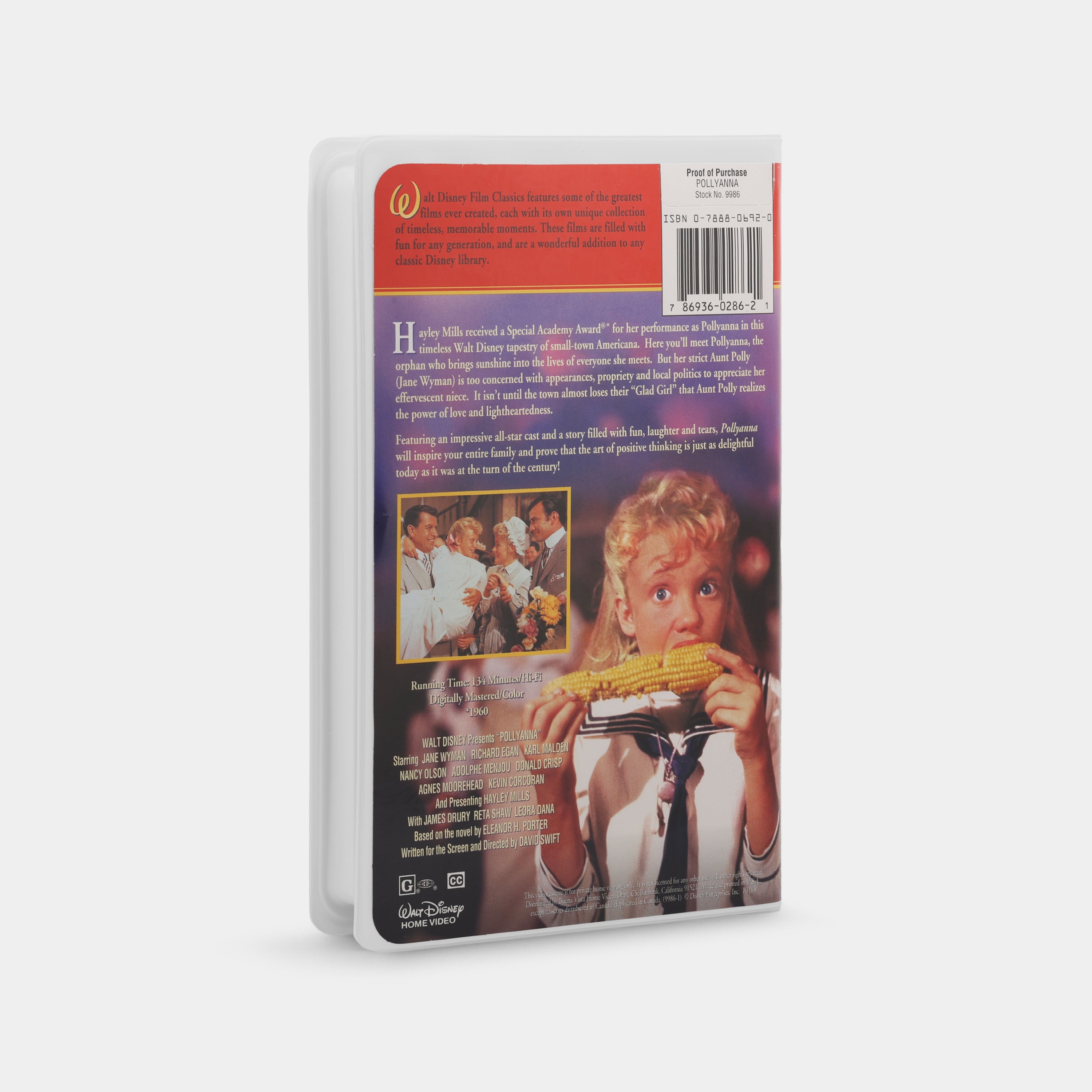 Pollyanna VHS Tape