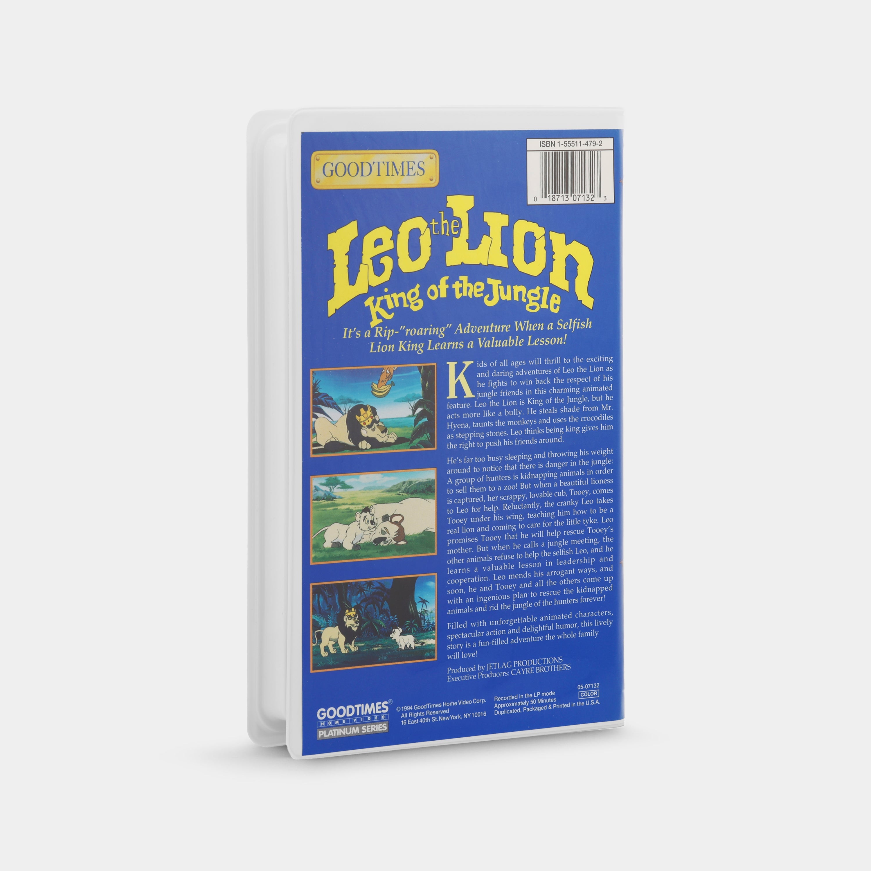 Leo the Lion: King of the Jungle VHS Tape